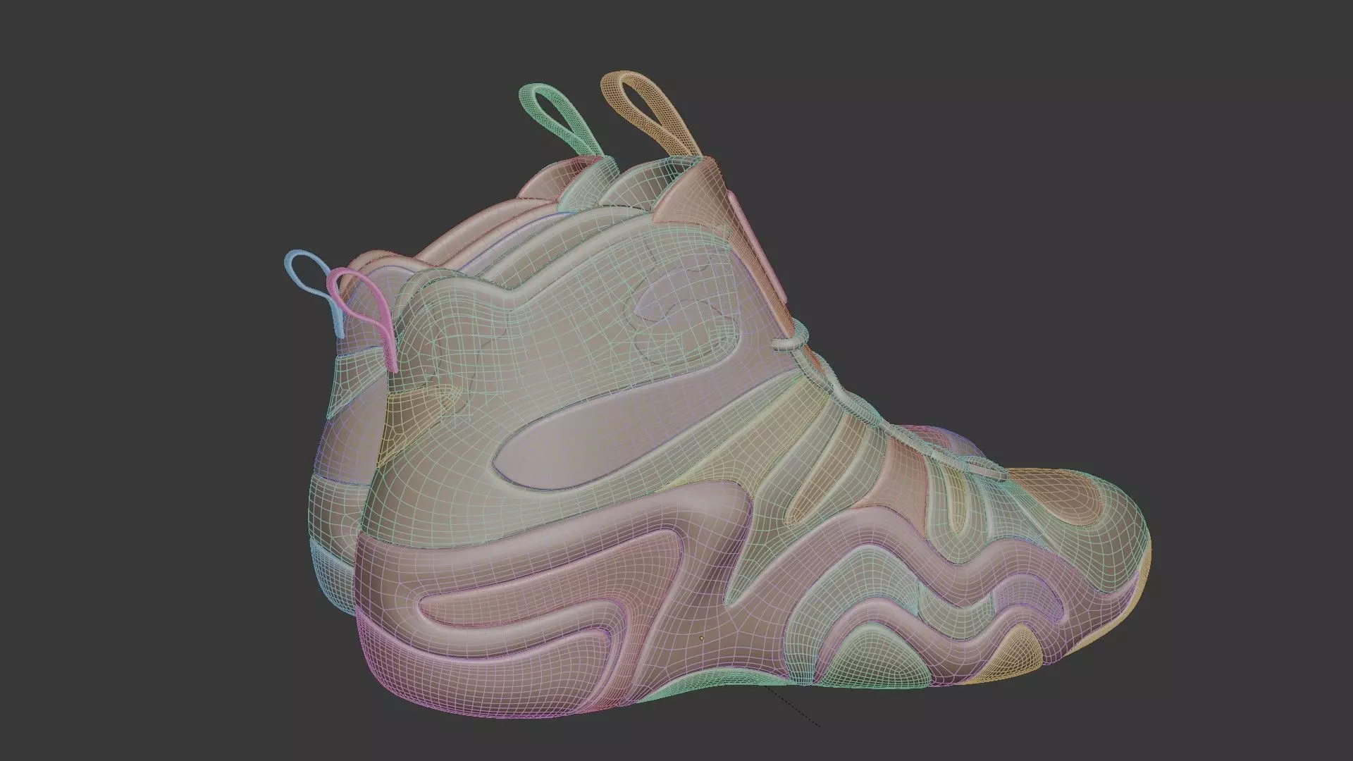 Futuristic Adidas Concept Sneakers 3D model_62