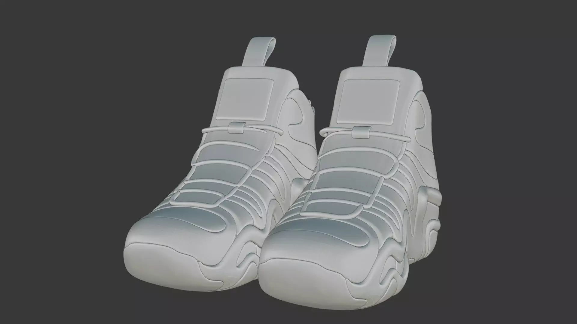 Futuristic Adidas Concept Sneakers 3D model_99