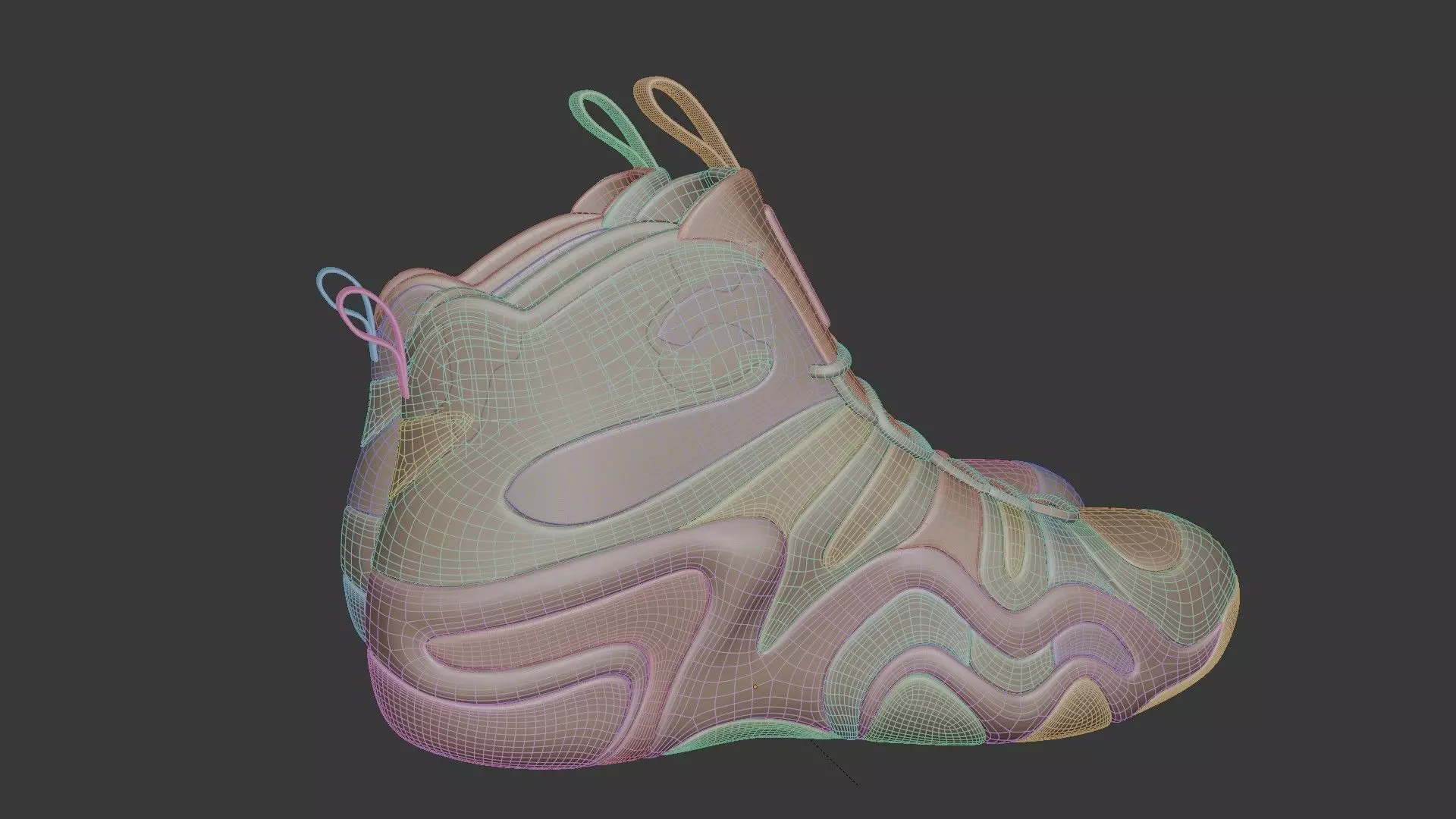 Futuristic Adidas Concept Sneakers 3D model_63