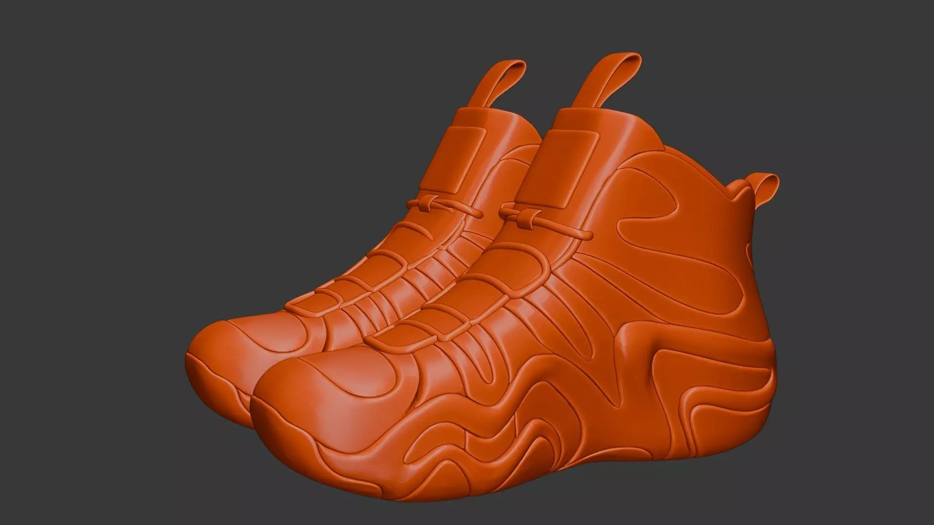 Futuristic Adidas Concept Sneakers 3D model_115