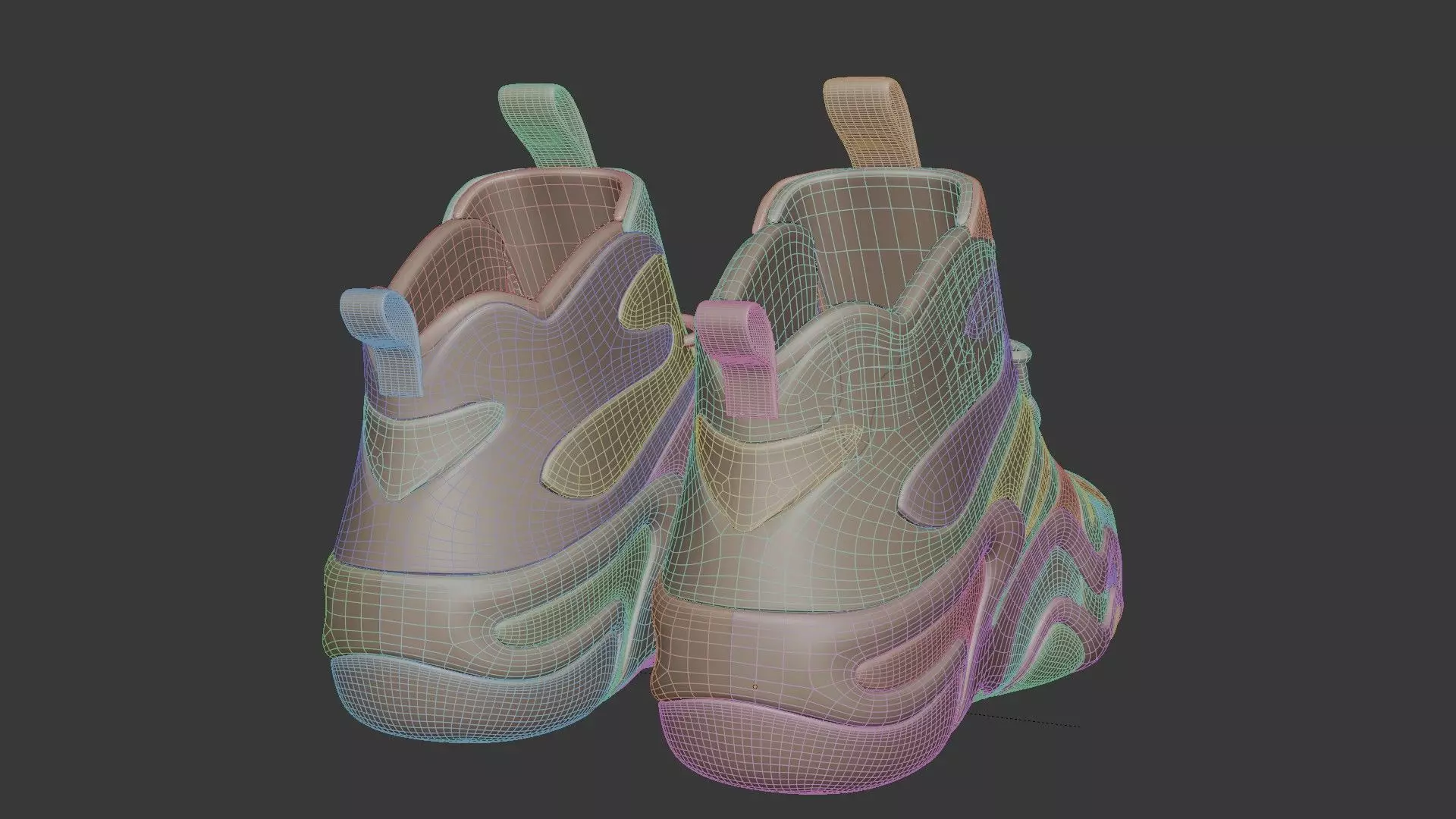 Futuristic Adidas Concept Sneakers 3D model_50
