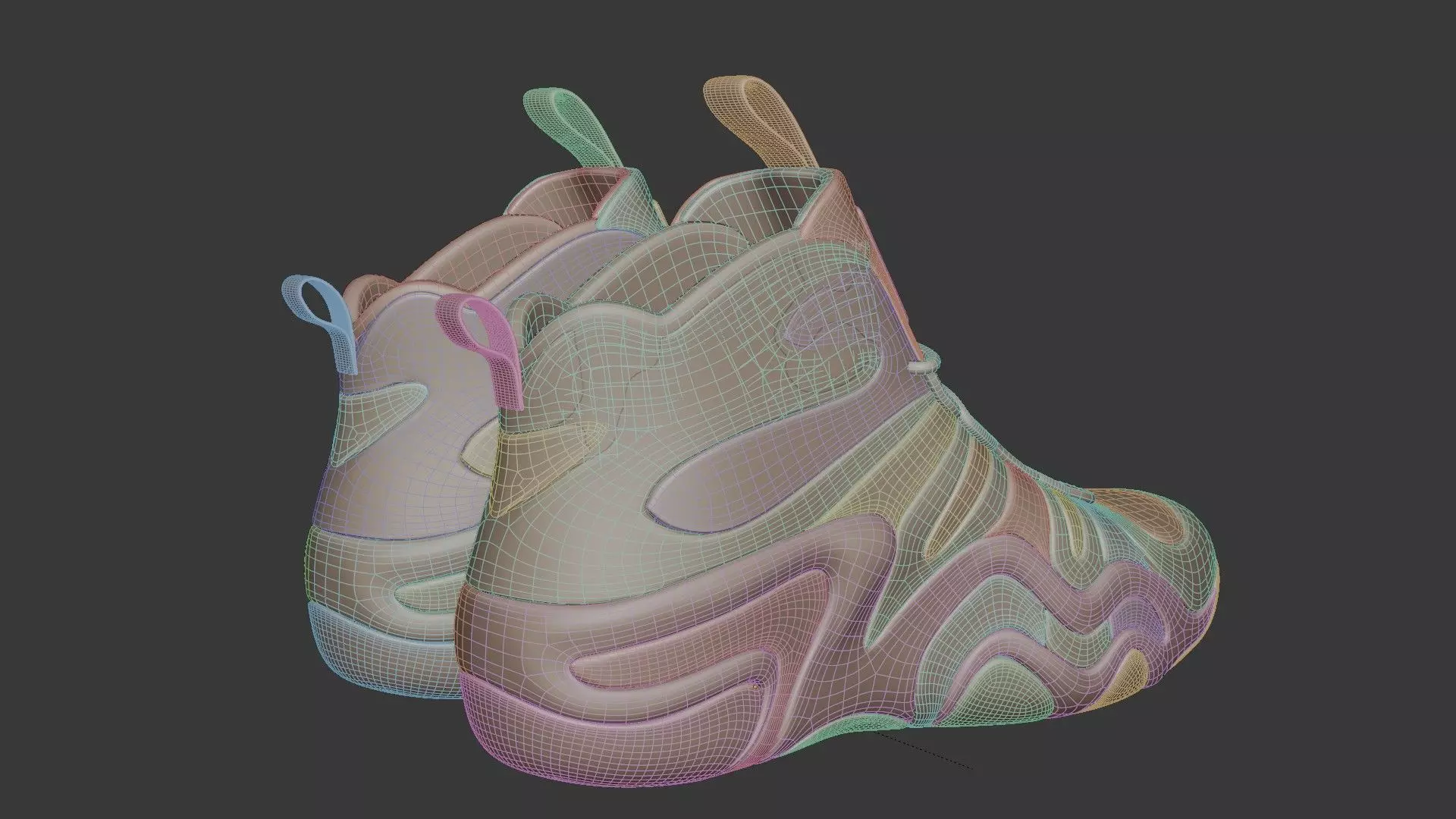 Futuristic Adidas Concept Sneakers 3D model_58