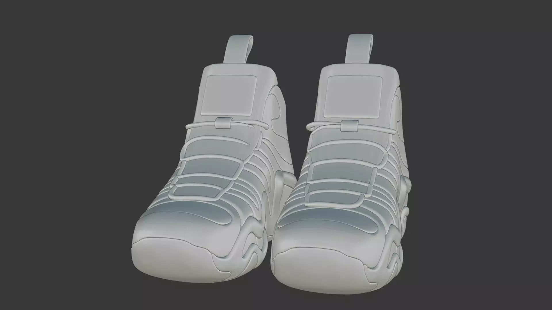 Futuristic Adidas Concept Sneakers 3D model_96