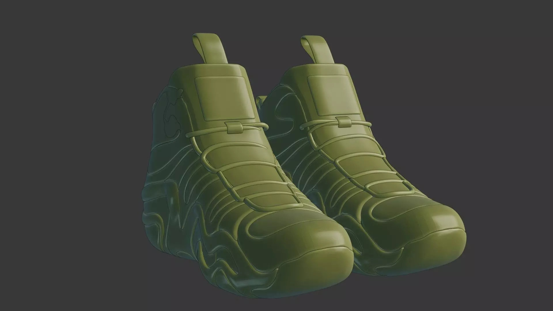 Futuristic Adidas Concept Sneakers 3D model_82