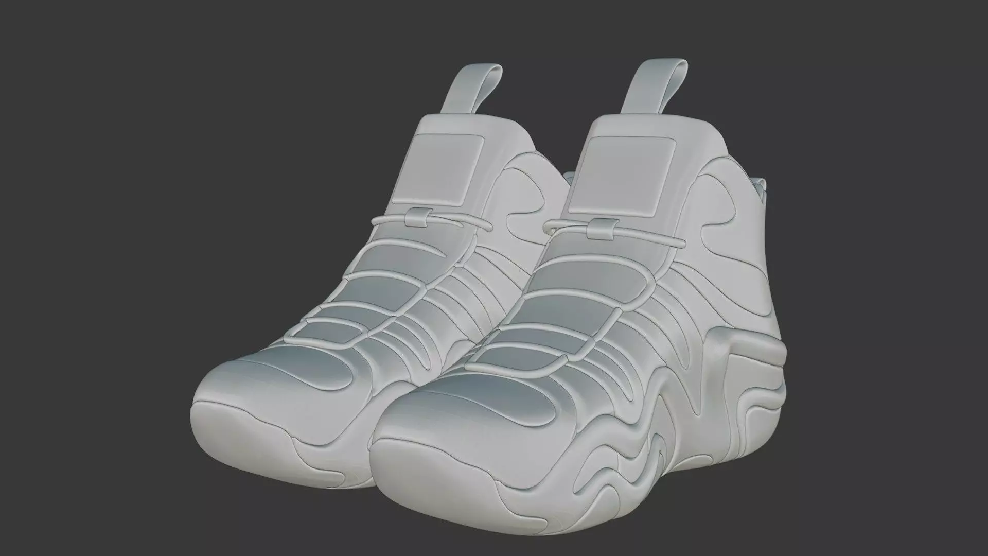 Futuristic Adidas Concept Sneakers 3D model_104