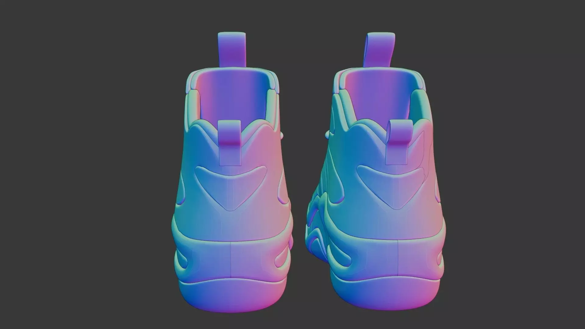 Futuristic Adidas Concept Sneakers 3D model_42