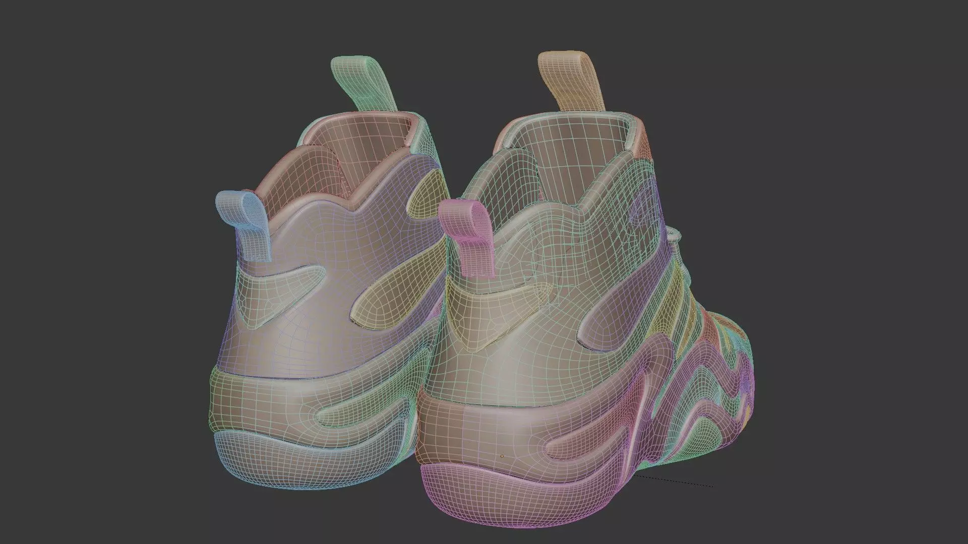 Futuristic Adidas Concept Sneakers 3D model_51