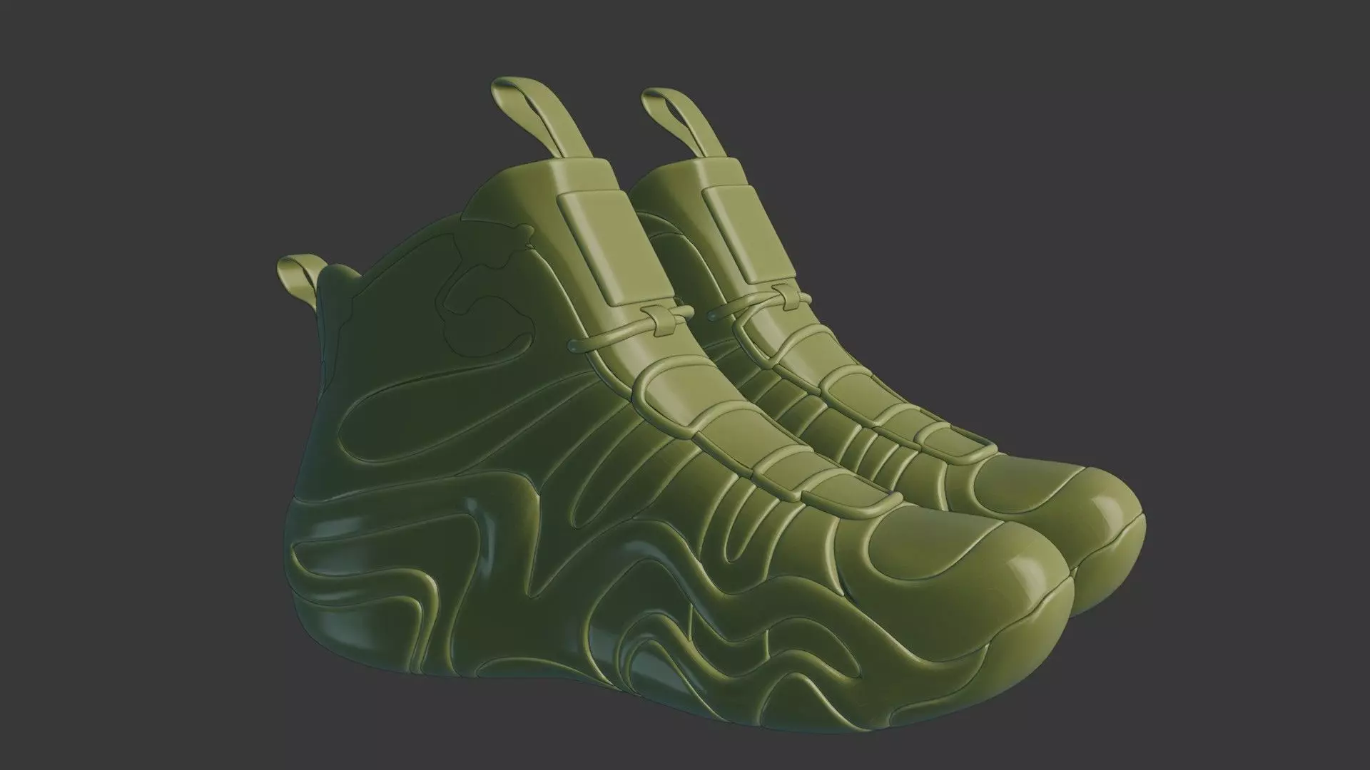 Futuristic Adidas Concept Sneakers 3D model_73