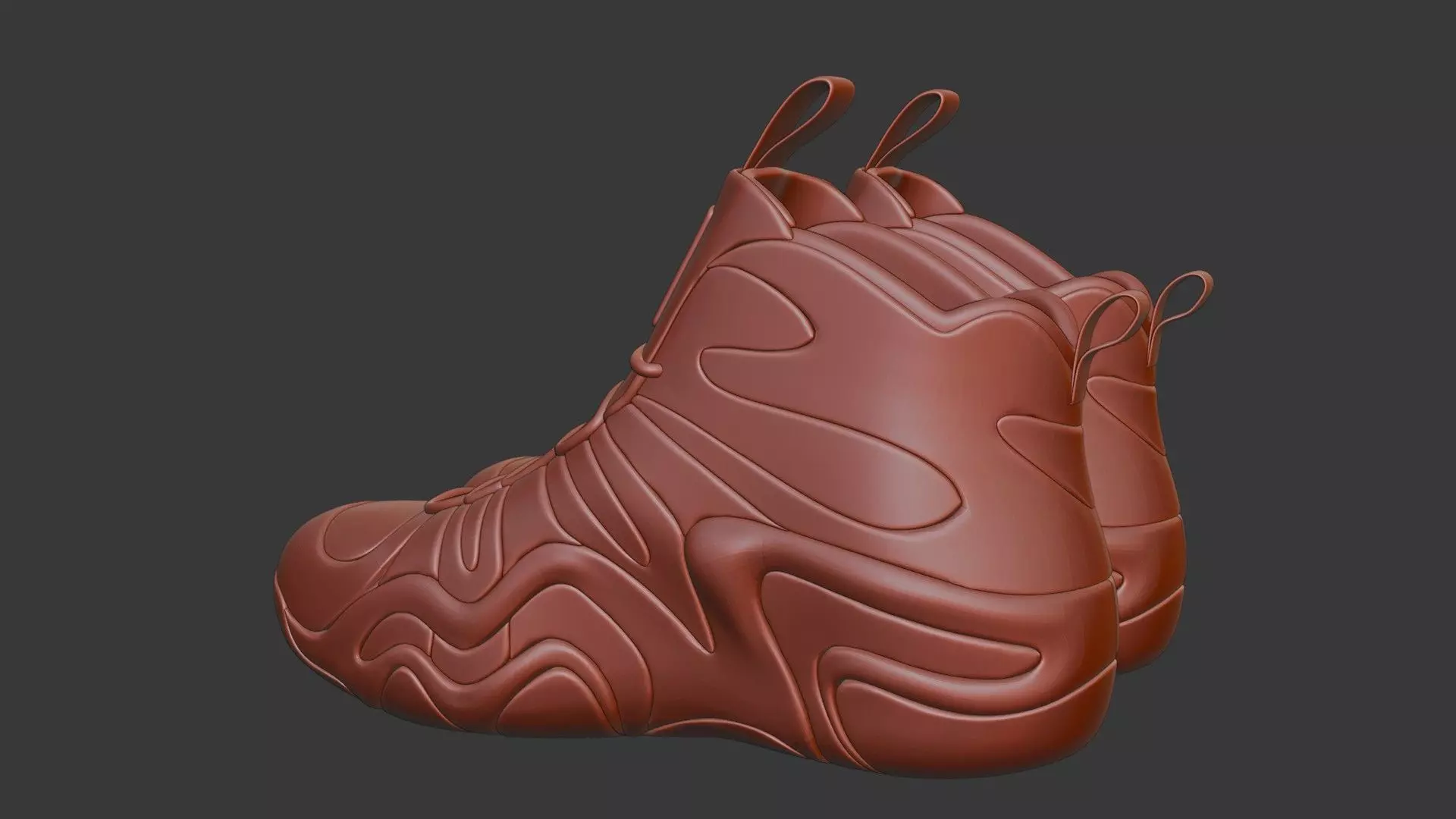 Futuristic Adidas Concept Sneakers 3D model_20