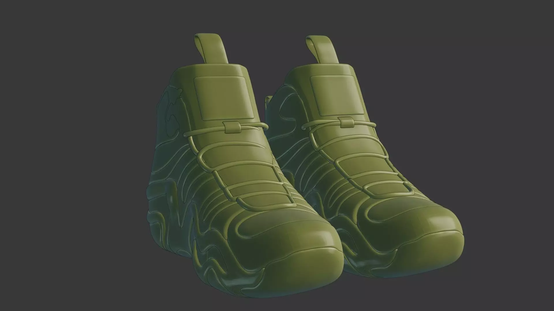 Futuristic Adidas Concept Sneakers 3D model_83