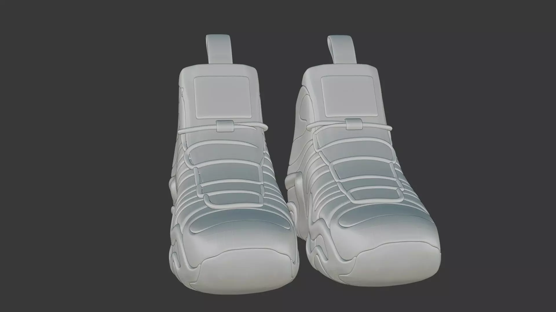 Futuristic Adidas Concept Sneakers 3D model_88