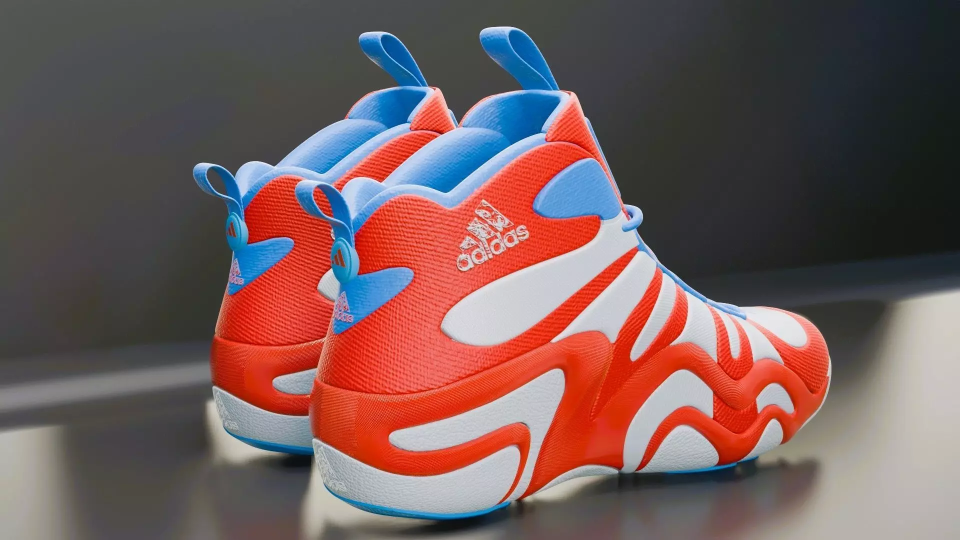 Futuristic Adidas Concept Sneakers 3D model_5