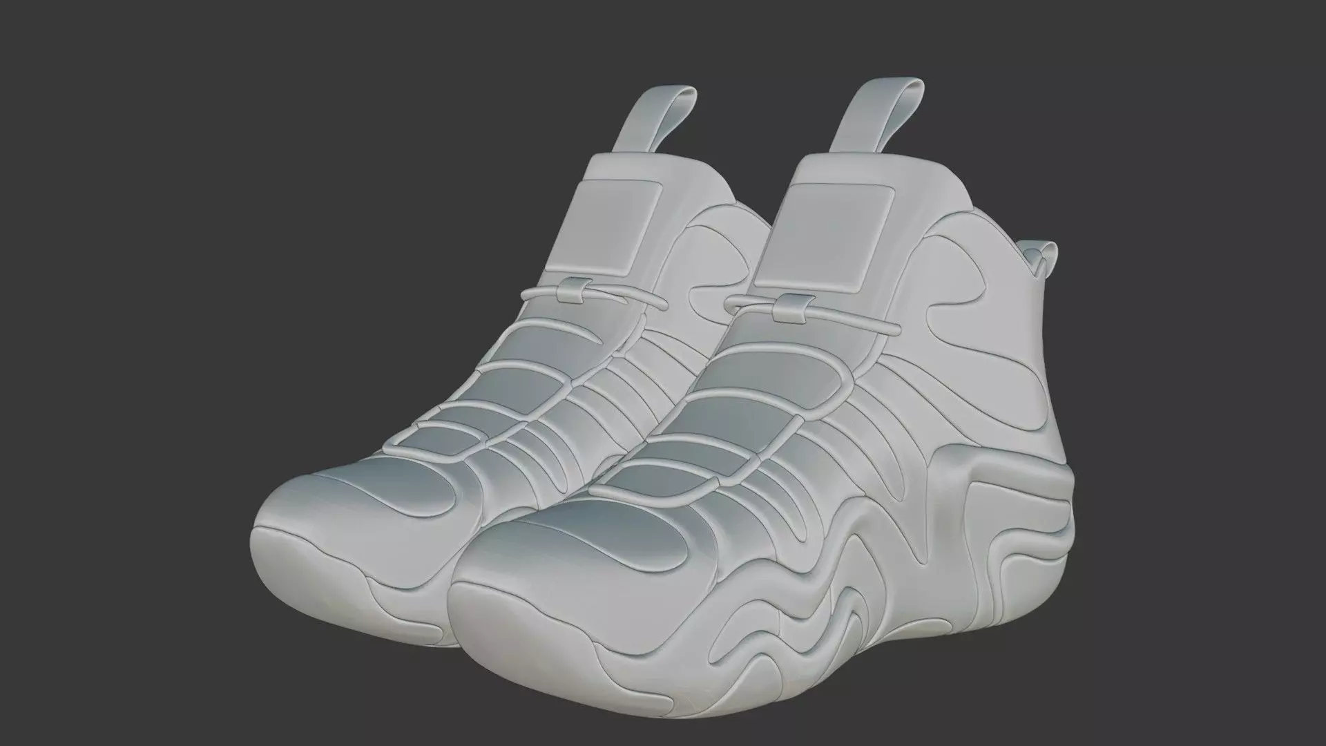 Futuristic Adidas Concept Sneakers 3D model_107