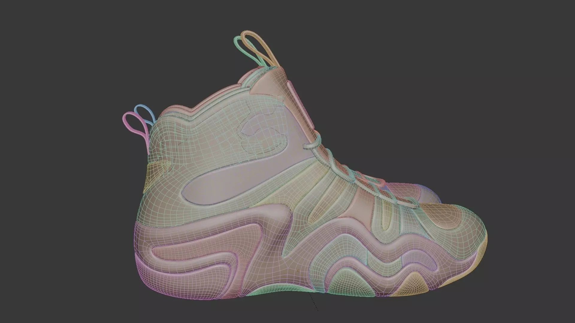 Futuristic Adidas Concept Sneakers 3D model_65