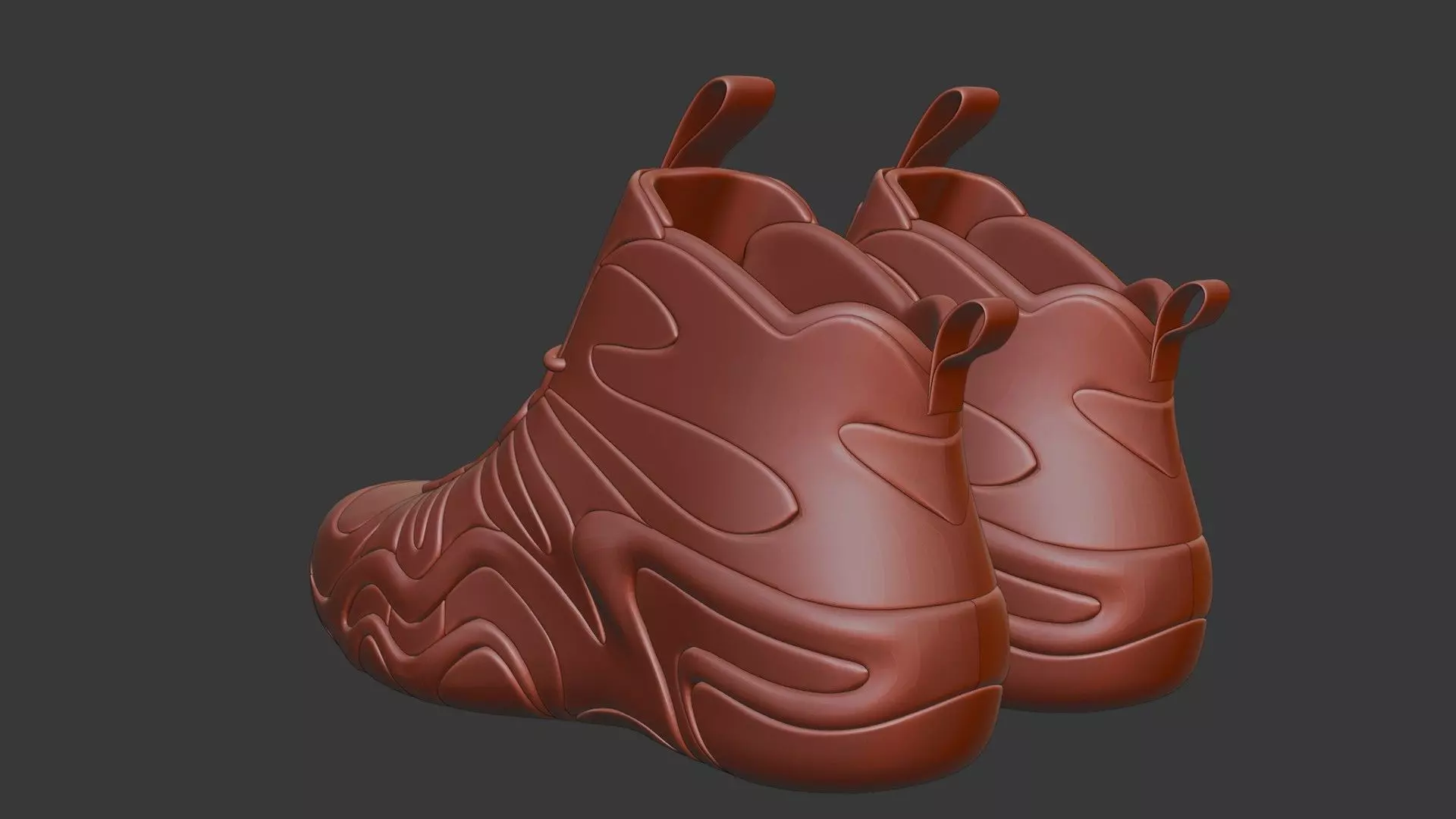 Futuristic Adidas Concept Sneakers 3D model_28