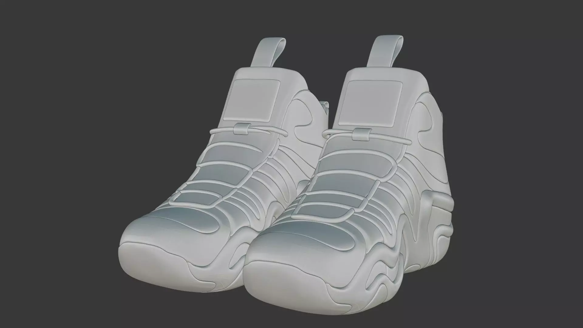 Futuristic Adidas Concept Sneakers 3D model_101