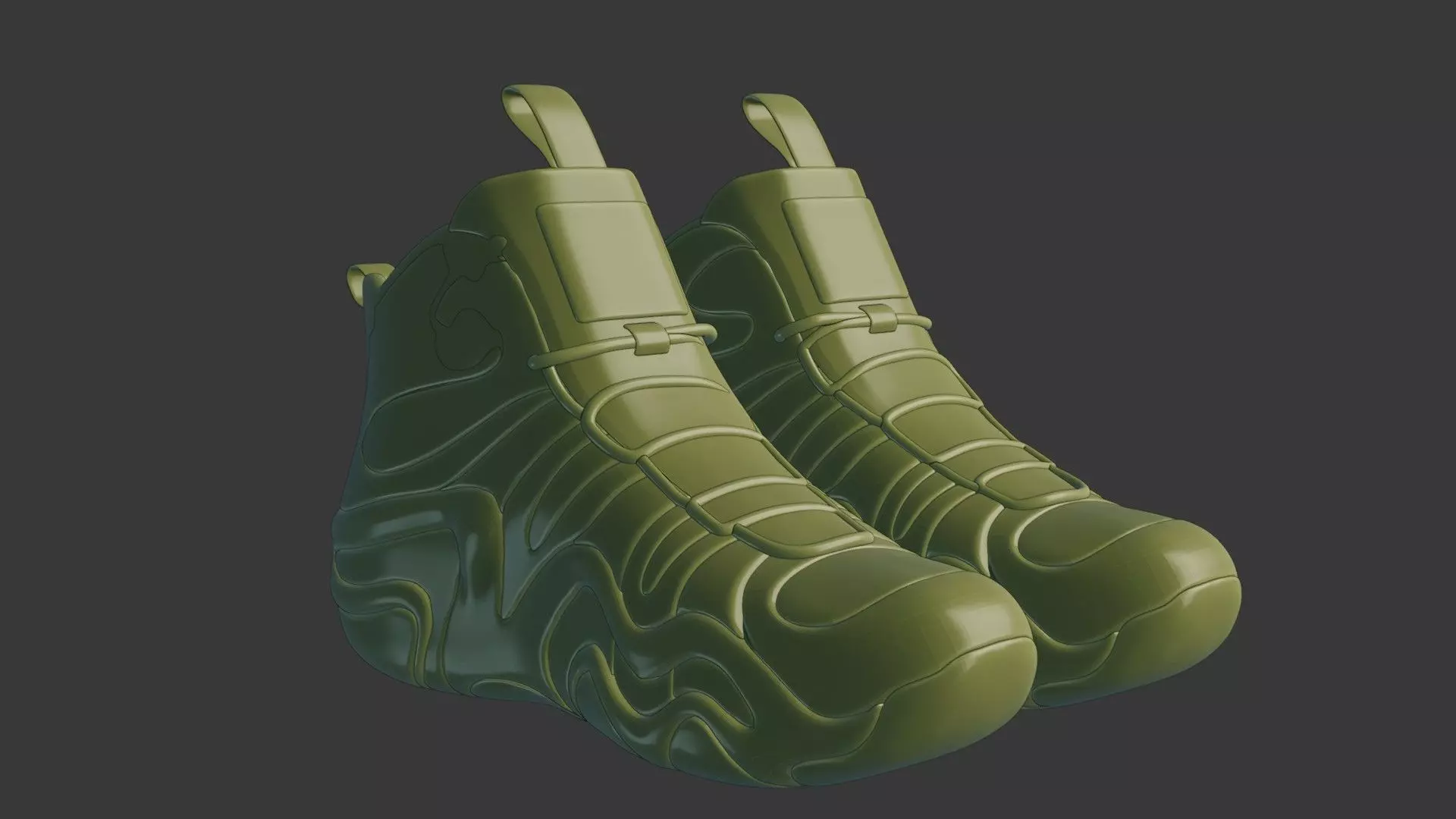 Futuristic Adidas Concept Sneakers 3D model_78