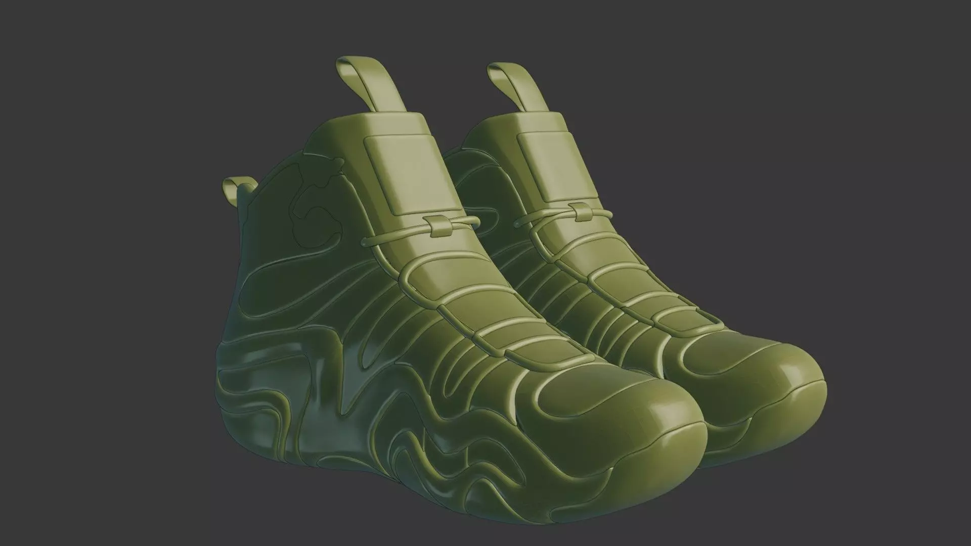 Futuristic Adidas Concept Sneakers 3D model_77