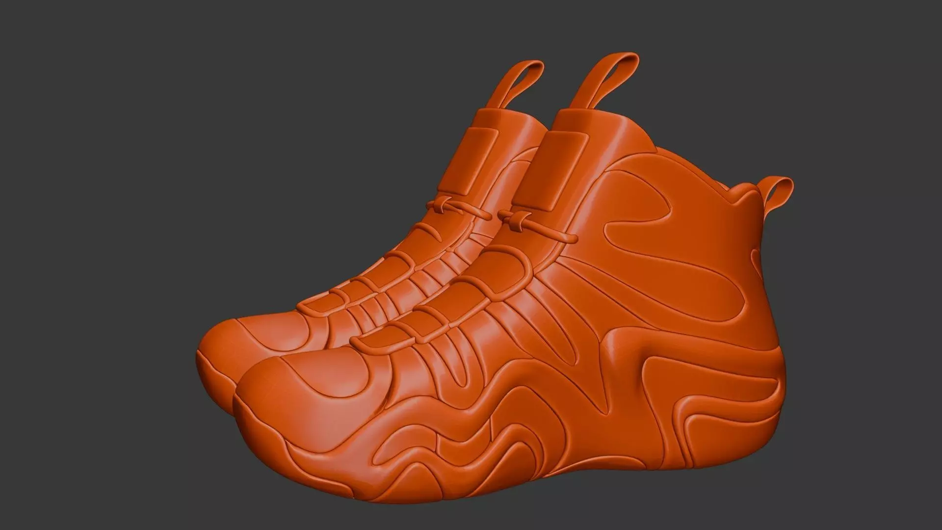 Futuristic Adidas Concept Sneakers 3D model_119