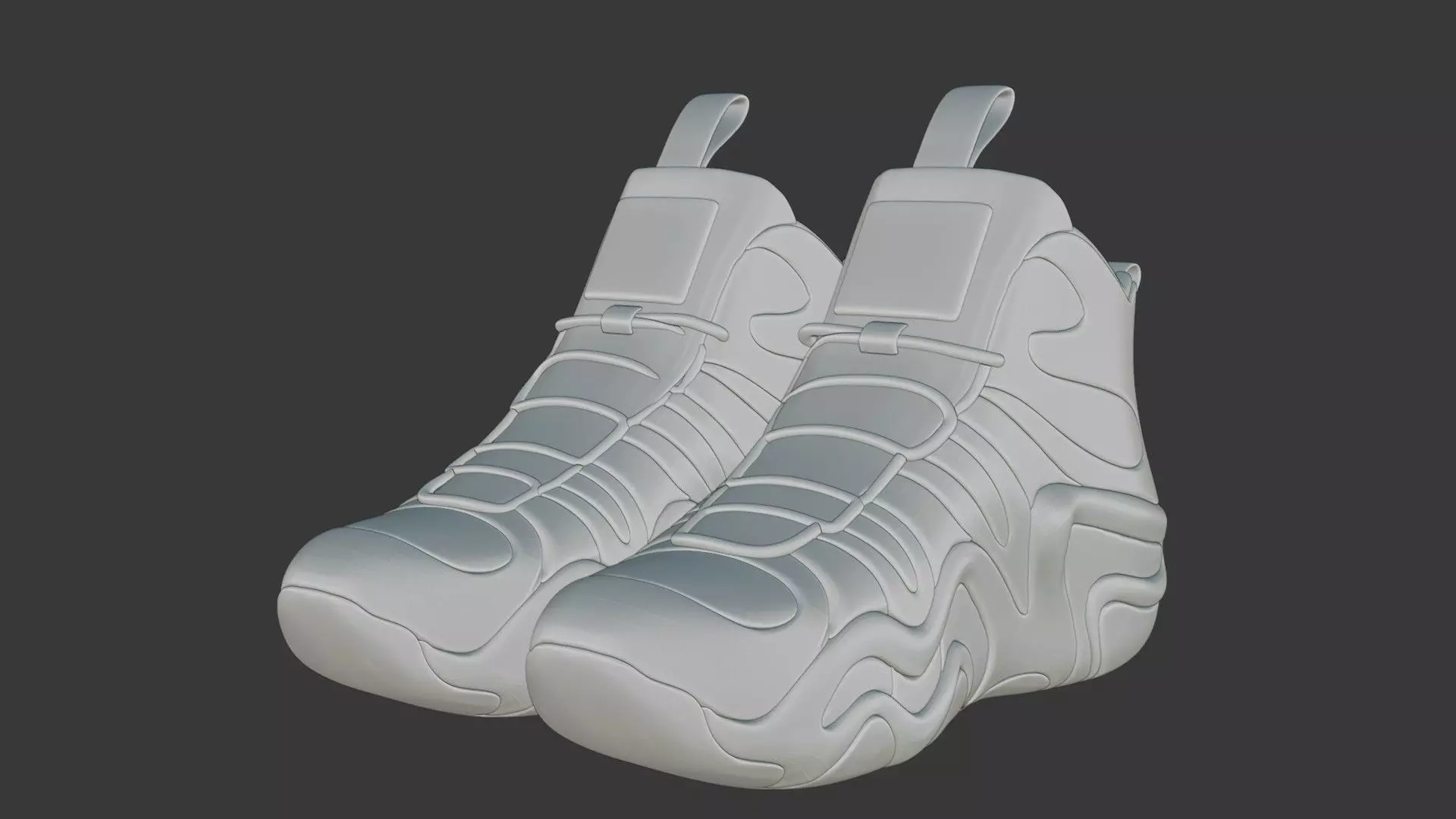Futuristic Adidas Concept Sneakers 3D model_105