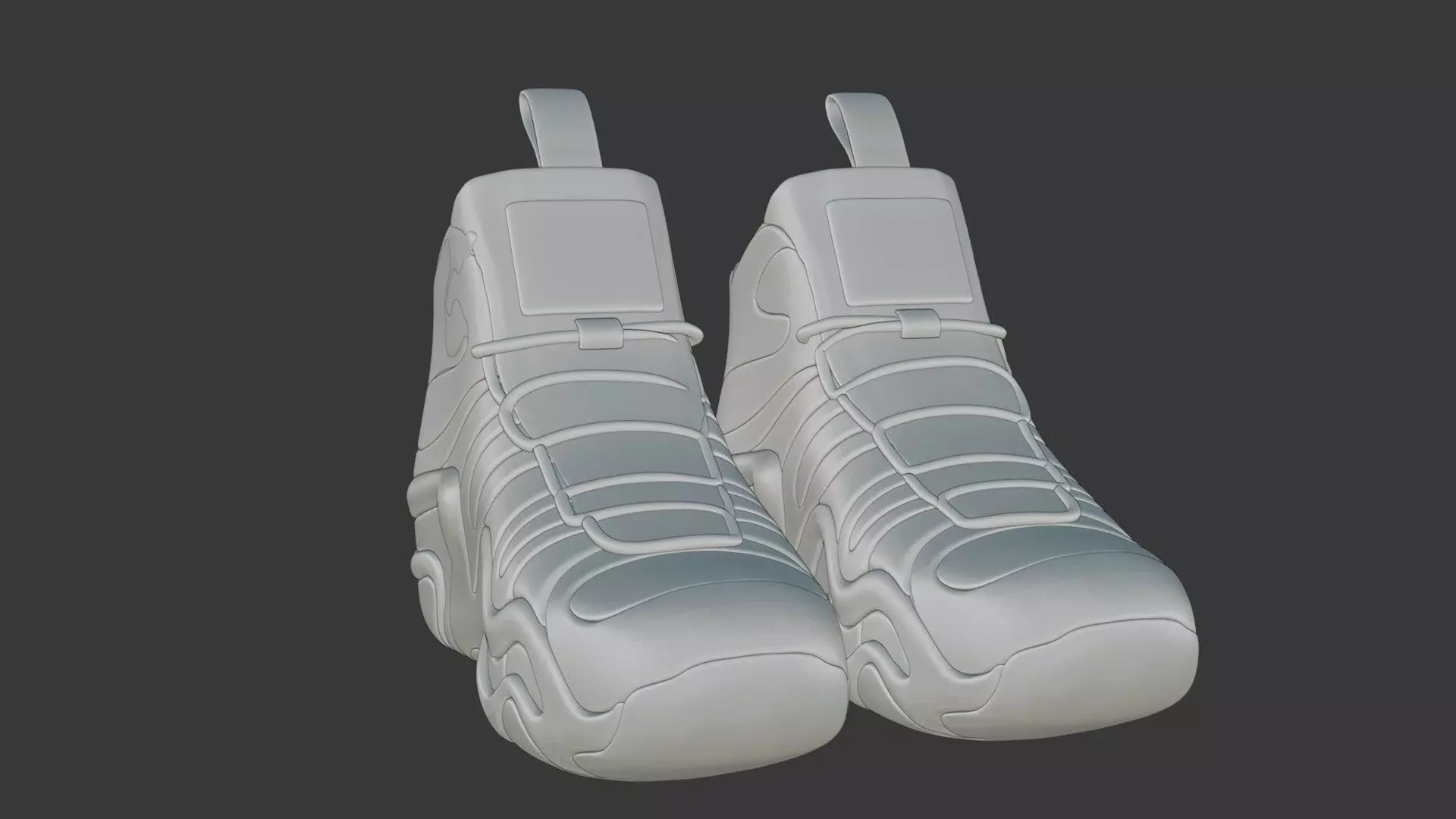 Futuristic Adidas Concept Sneakers 3D model_85