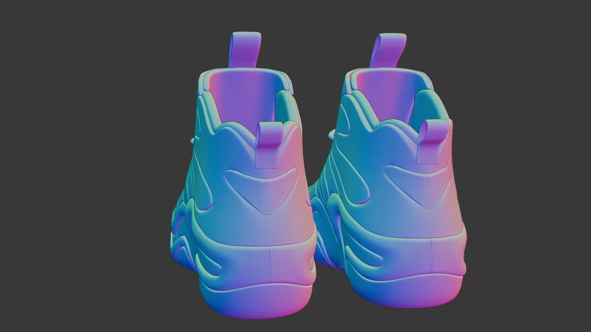 Futuristic Adidas Concept Sneakers 3D model_39