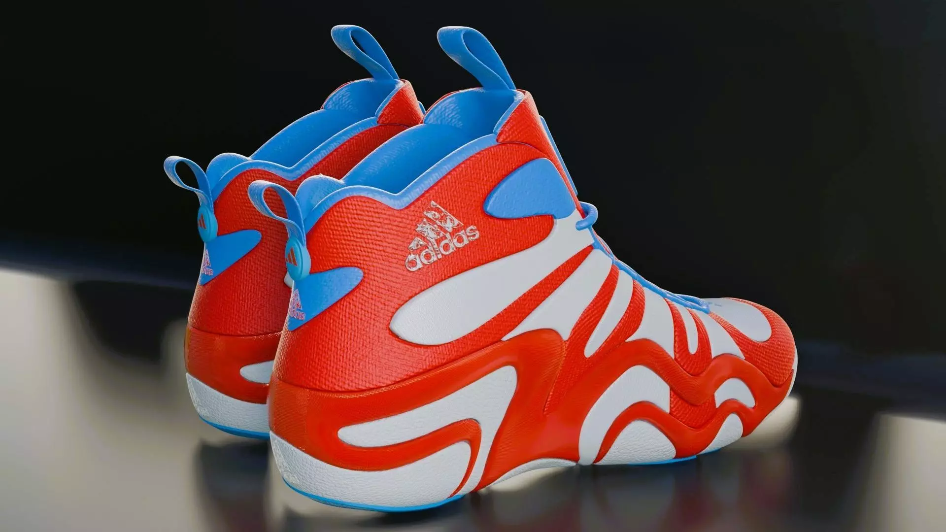 Futuristic Adidas Concept Sneakers 3D model_1