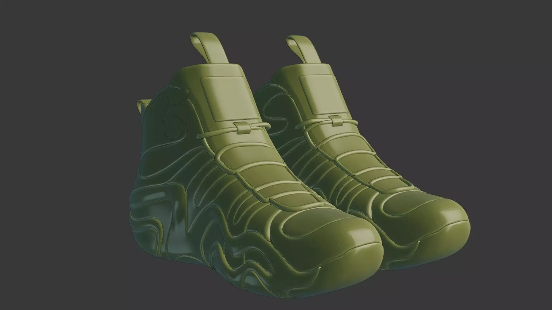 Futuristic Adidas Concept Sneakers 3D model_79