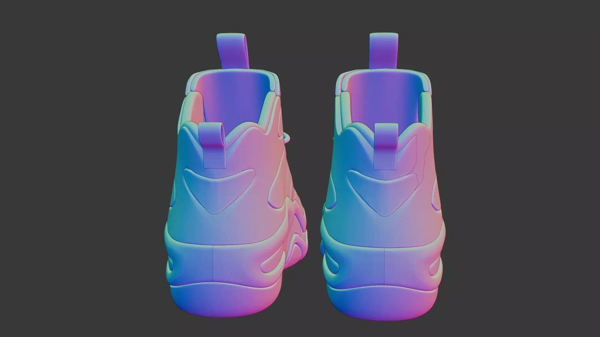 Futuristic Adidas Concept Sneakers 3D model_44