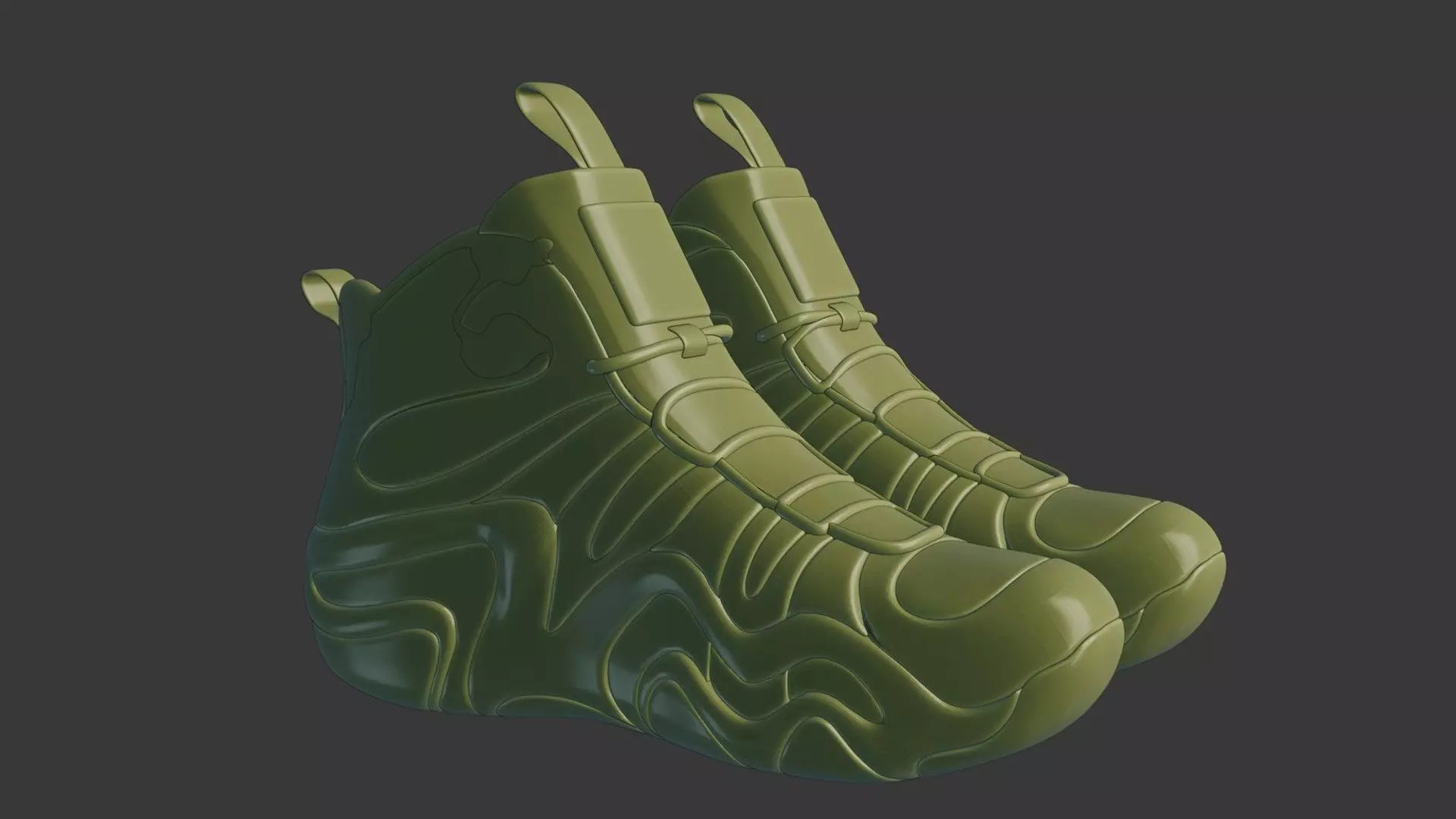 Futuristic Adidas Concept Sneakers 3D model_74