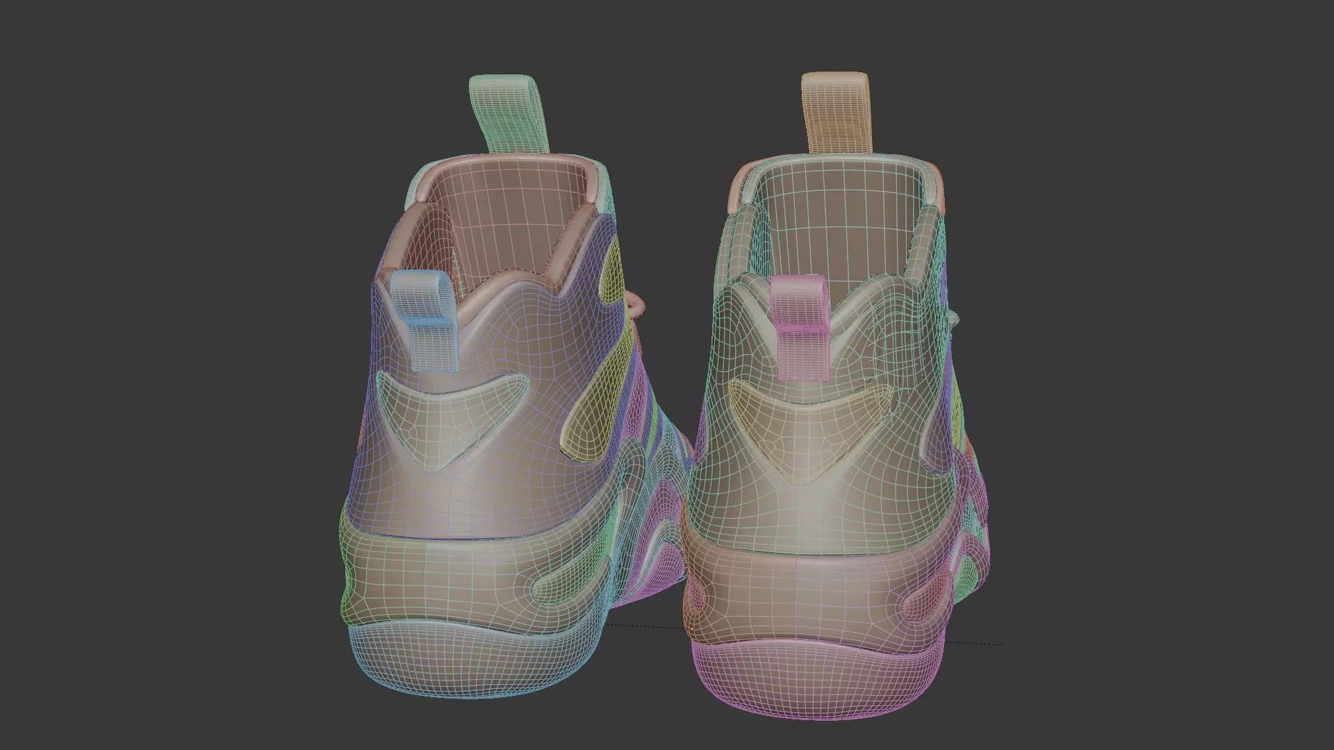 Futuristic Adidas Concept Sneakers 3D model_46