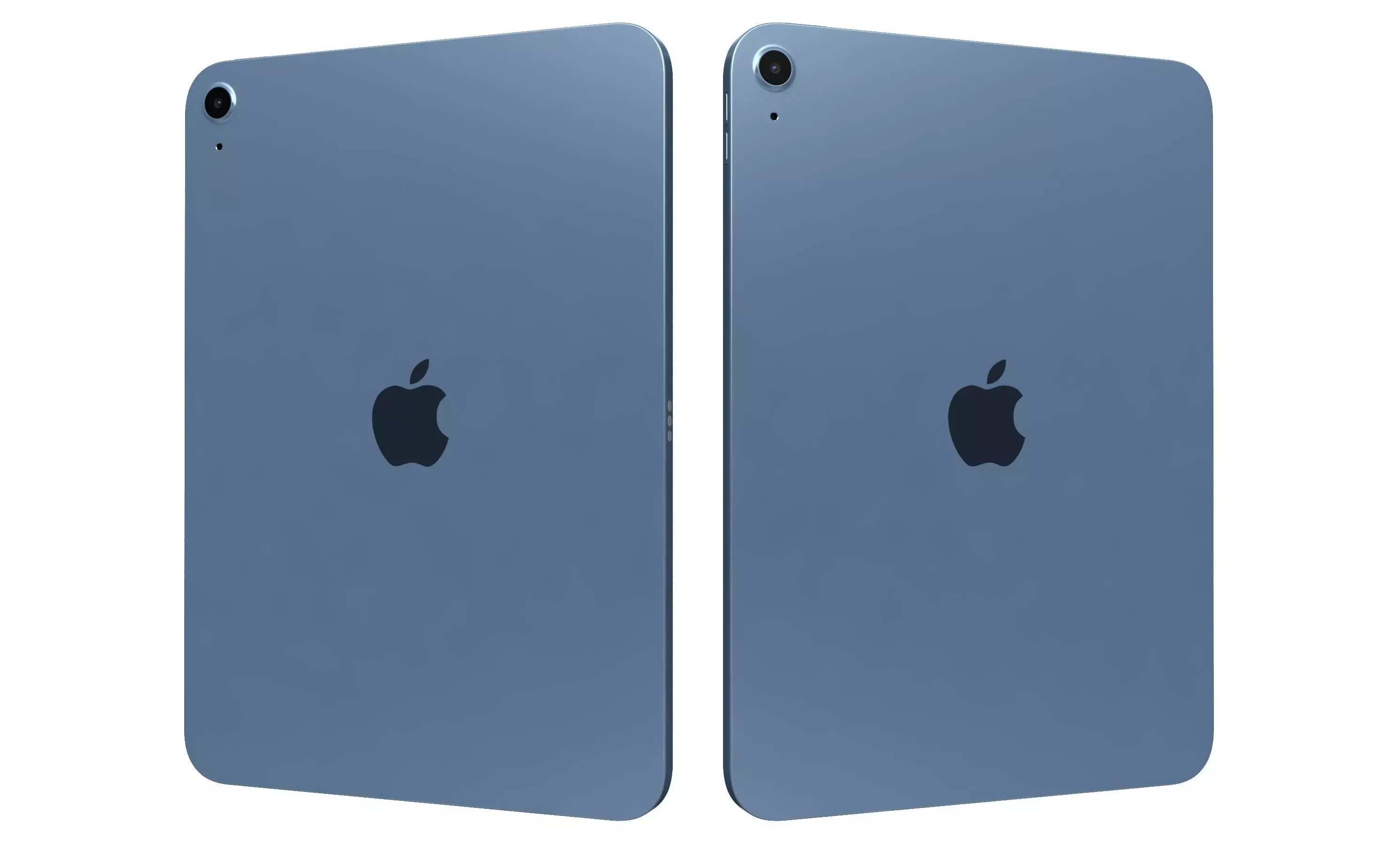 Apple iPad 2025 Blue High Poly 3D model_11