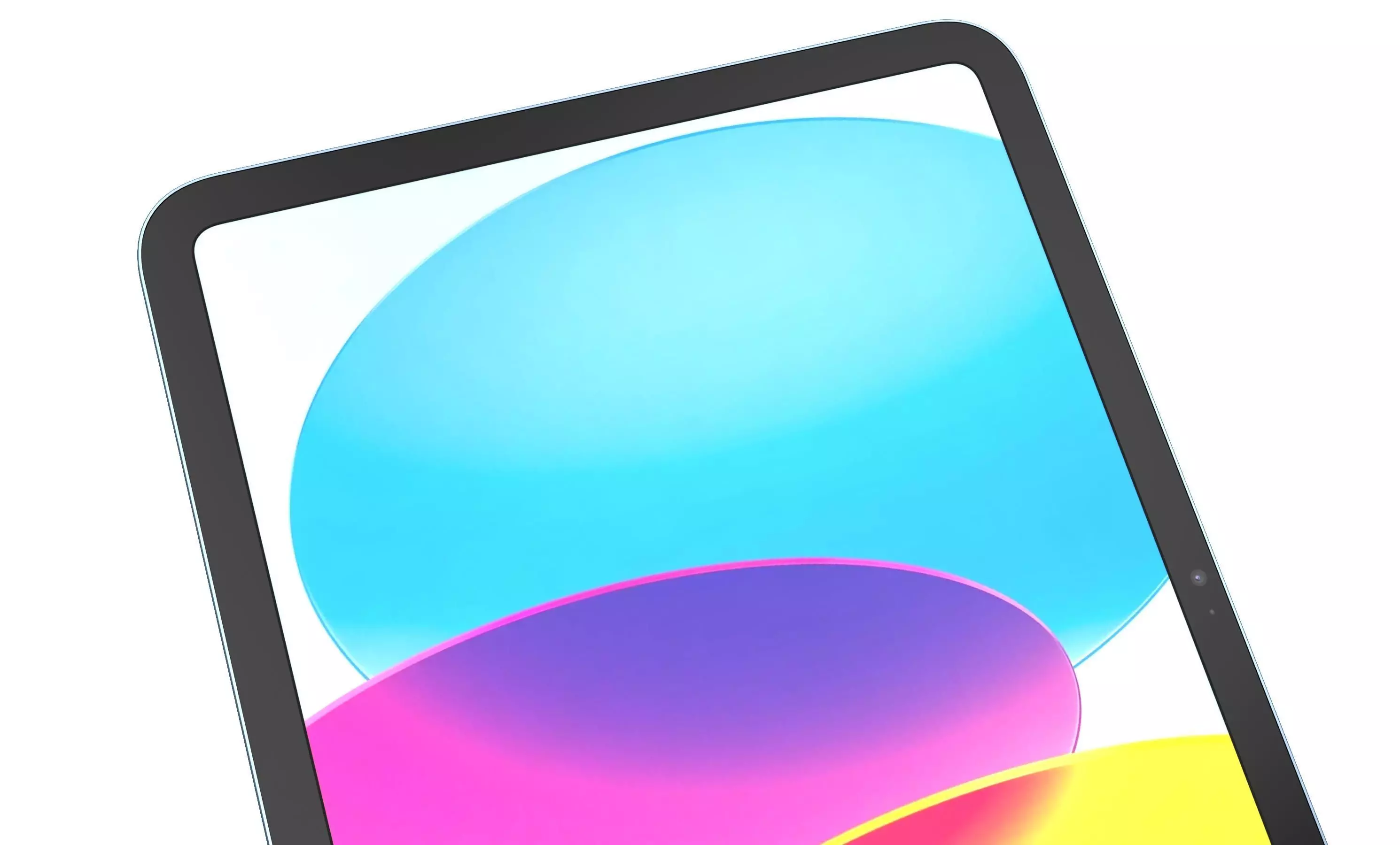 Apple iPad 2025 Blue High Poly 3D model_6