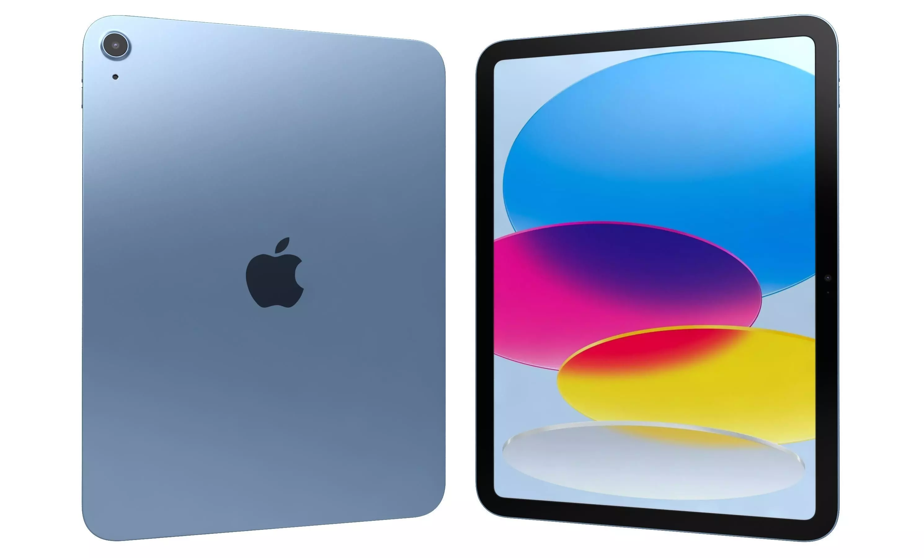Apple iPad 2025 Blue High Poly 3D model_0