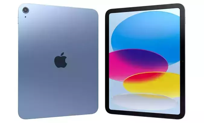 Apple iPad 2025 Blue High Poly