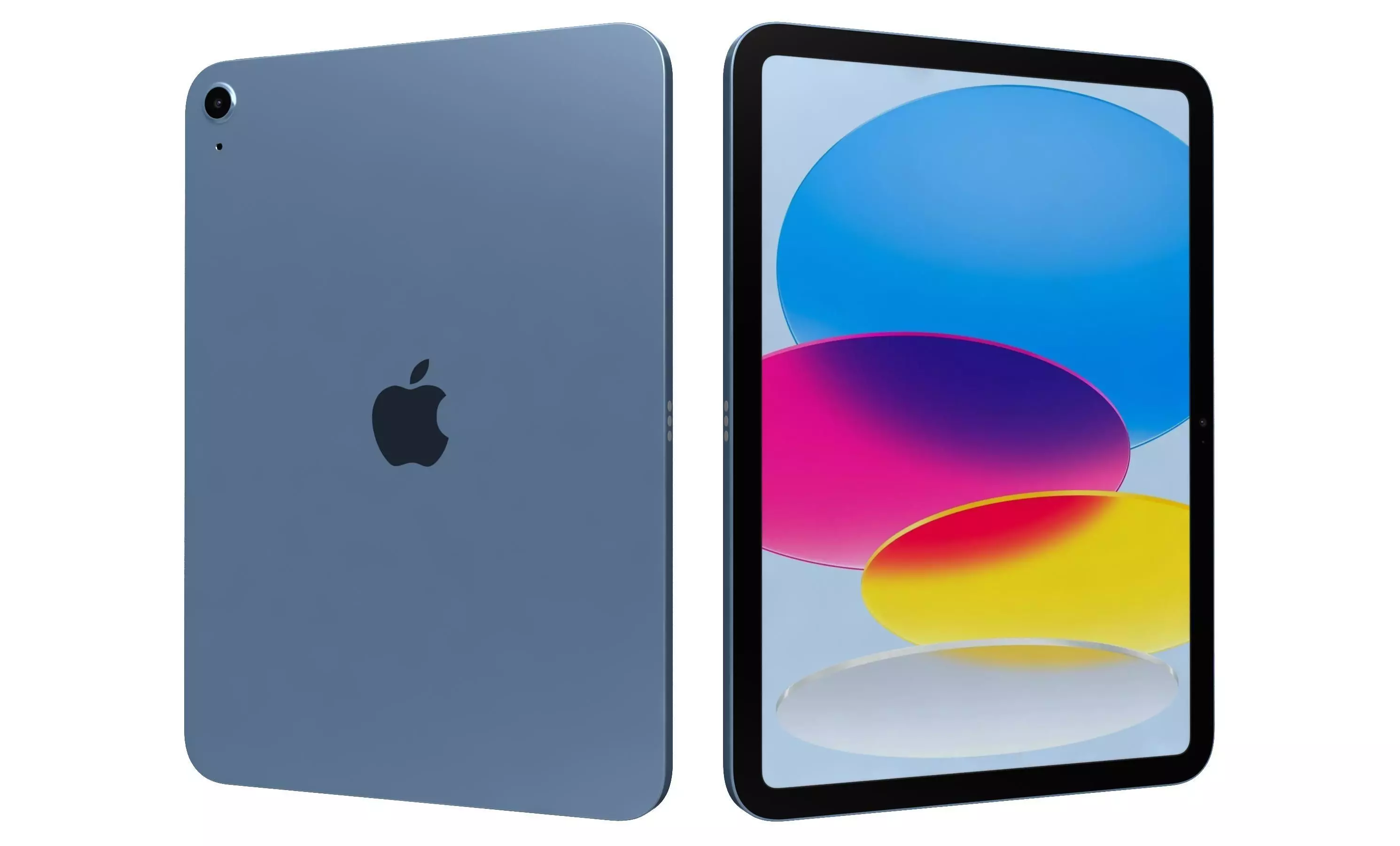 Apple iPad 2025 Blue High Poly 3D model_23