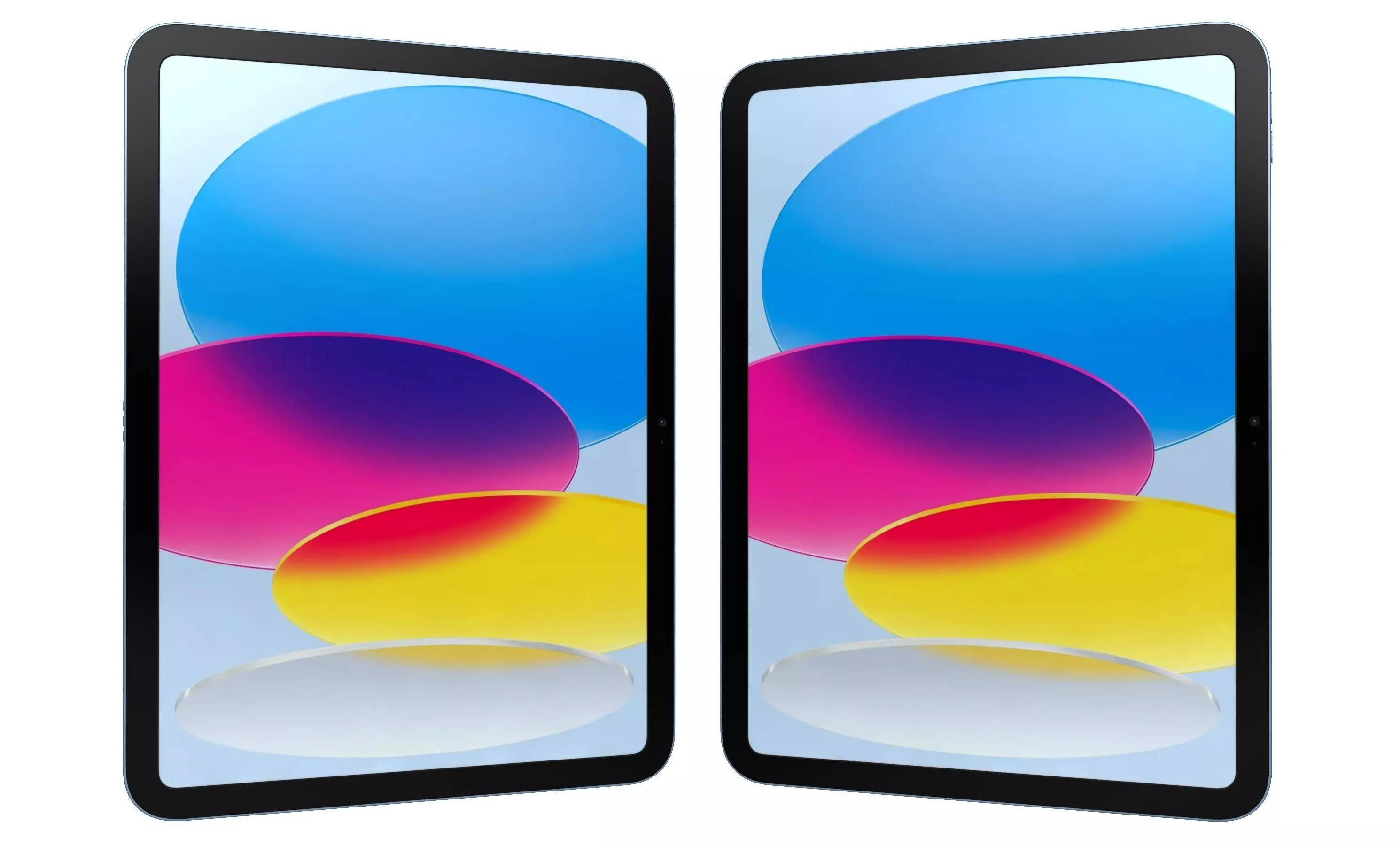 Apple iPad 2025 Blue High Poly 3D model_12