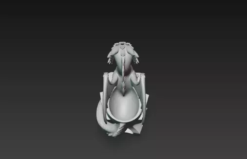 3D Flying Dragon Holder Model Mythical Design 3D print model_10