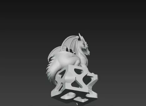 3D Flying Dragon Holder Model Mythical Design 3D print model_15