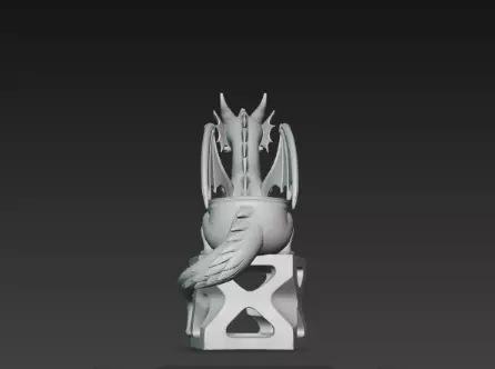 3D Flying Dragon Holder Model Mythical Design 3D print model_7