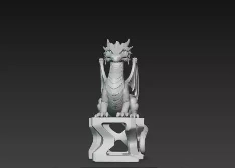 3D Flying Dragon Holder Model Mythical Design 3D print model_3