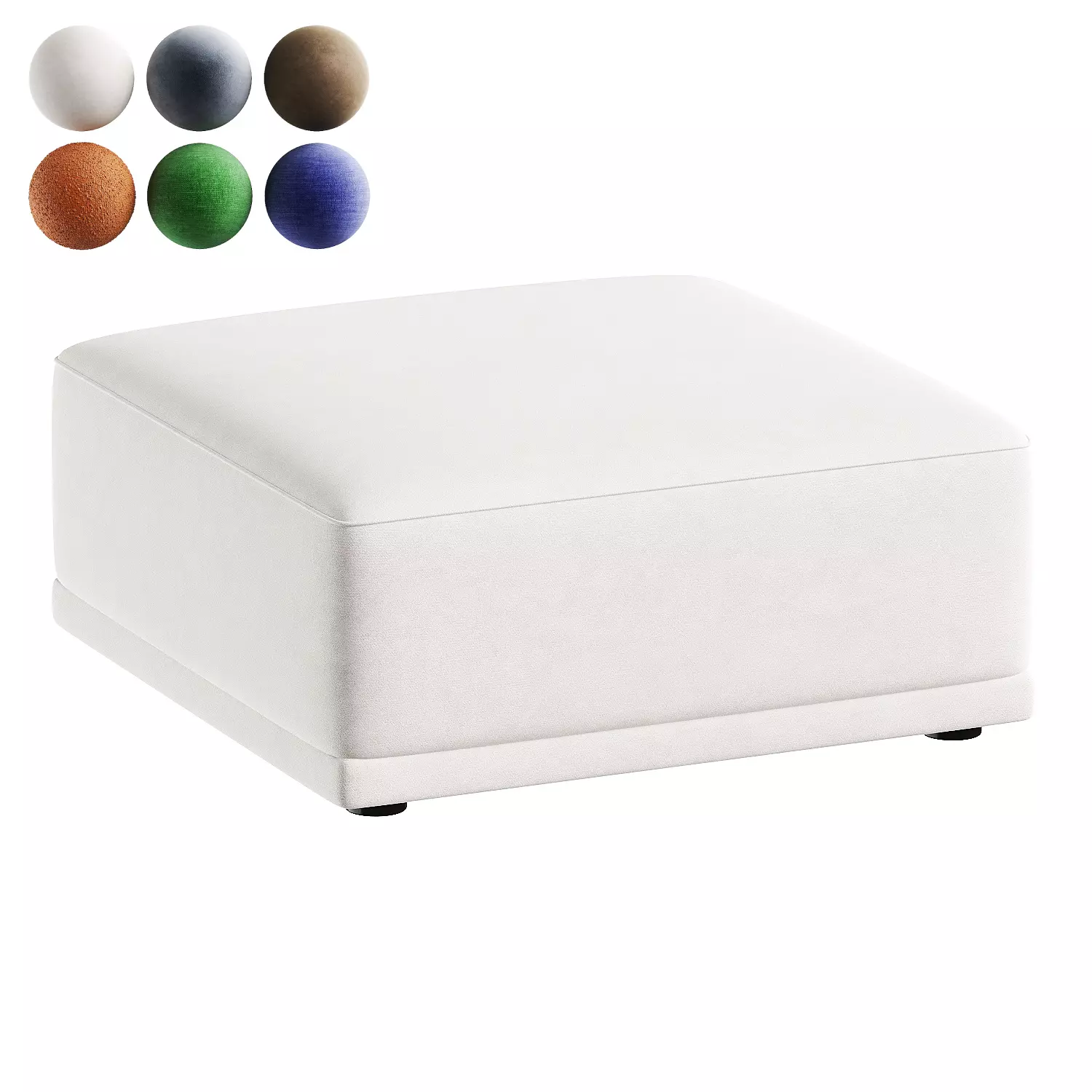 pouf dorian 3D model_0