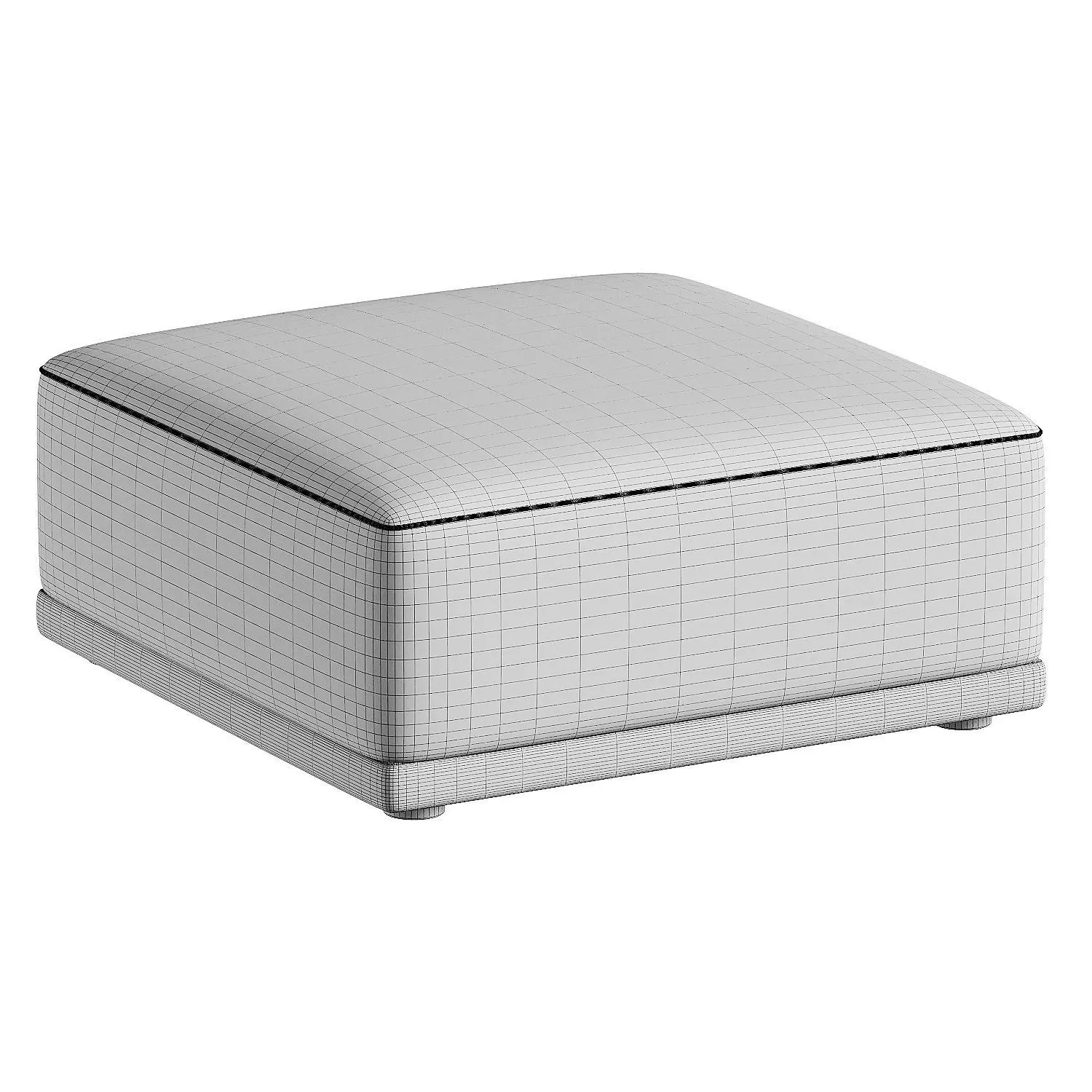 pouf dorian 3D model_6