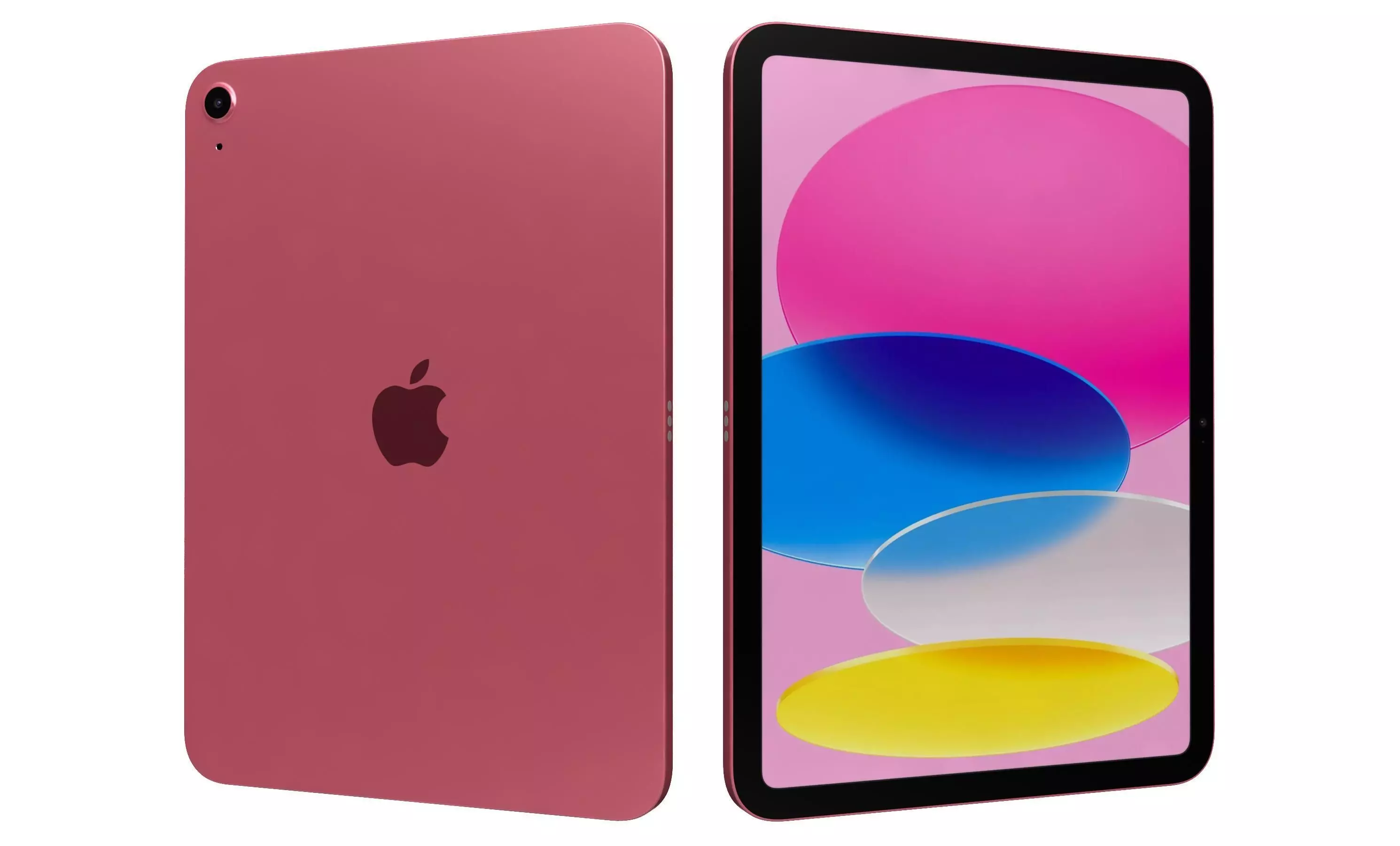 Apple iPad 2025 Pink High Poly 3D model_27