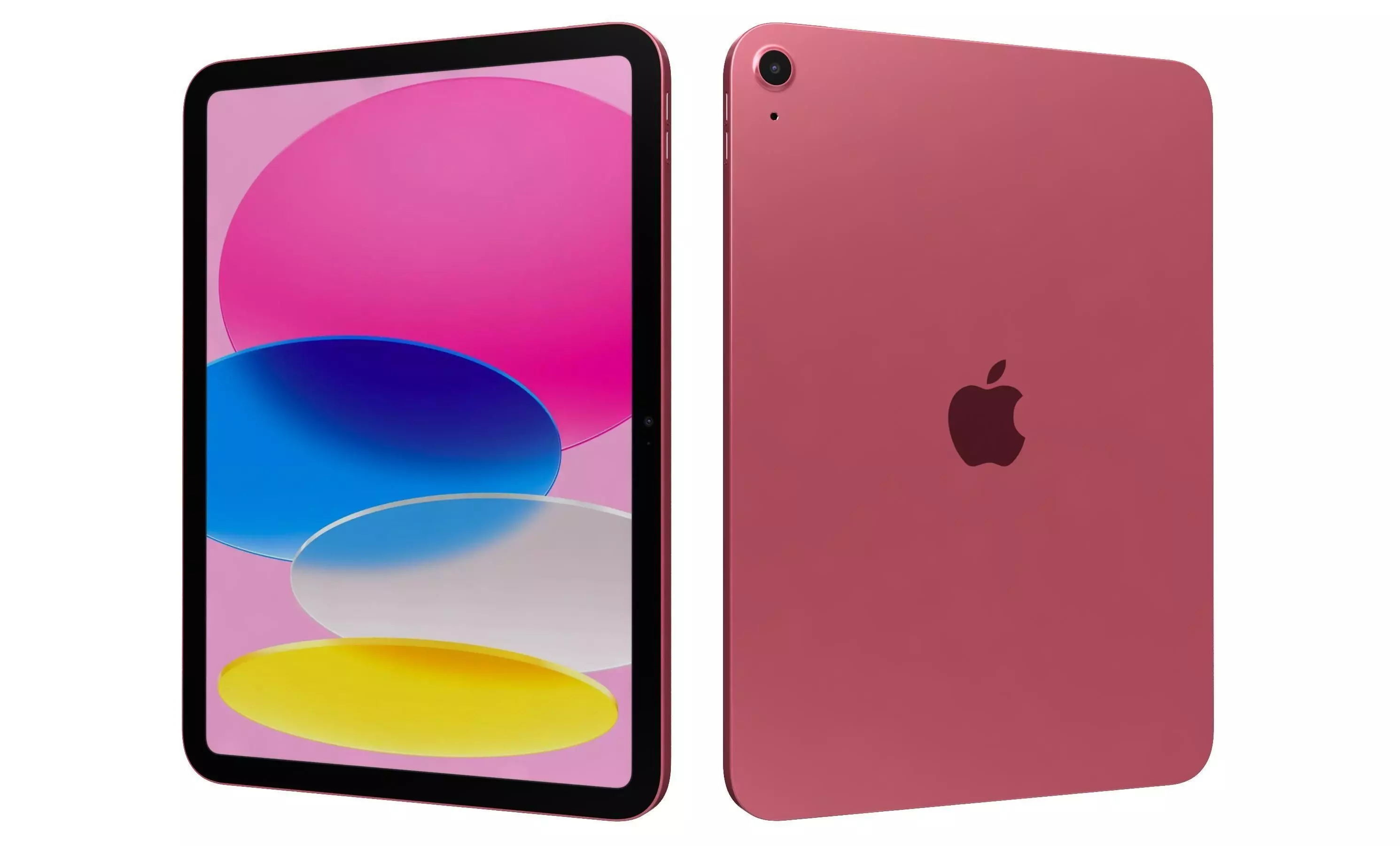 Apple iPad 2025 Pink High Poly 3D model_25