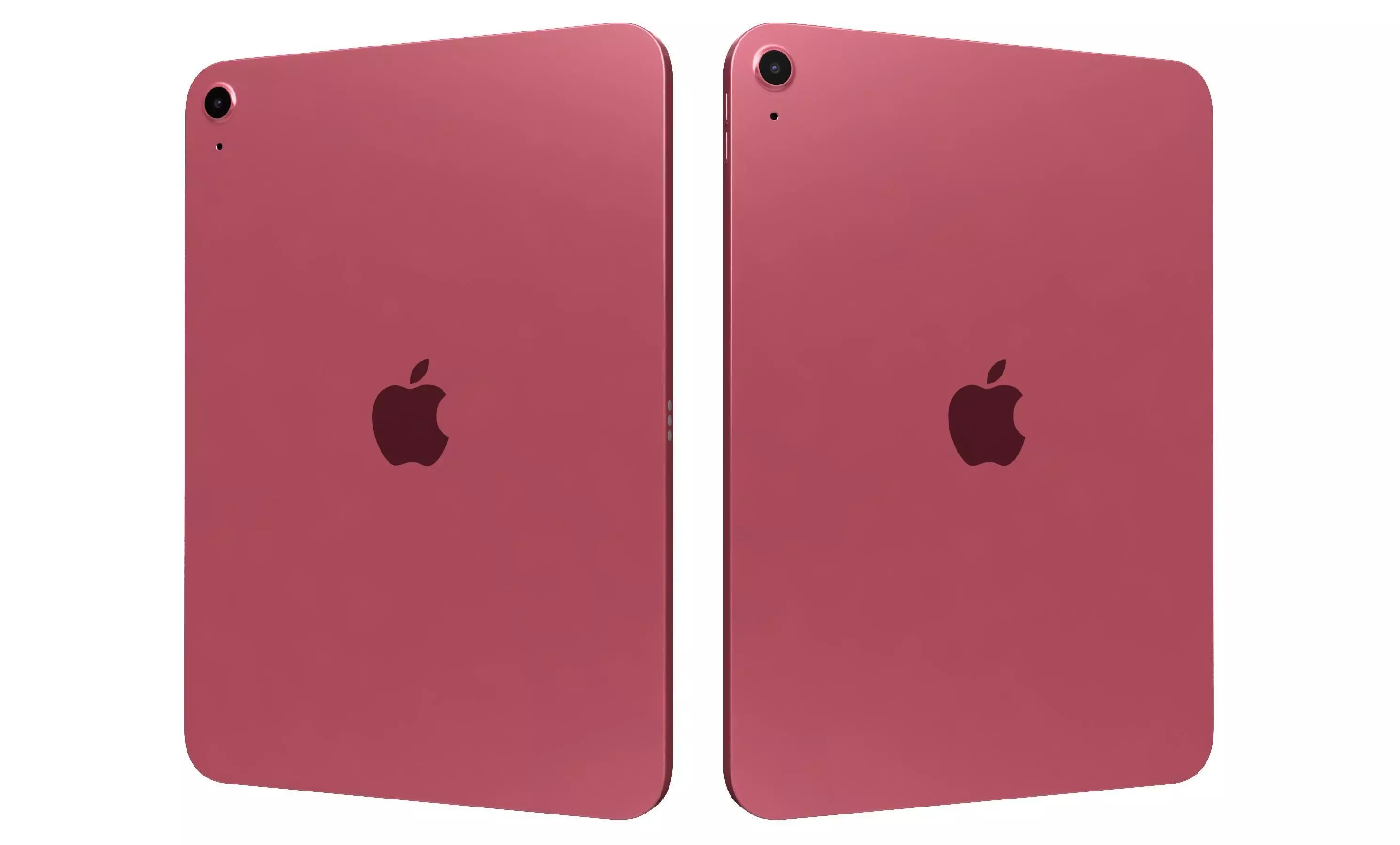 Apple iPad 2025 Pink High Poly 3D model_26