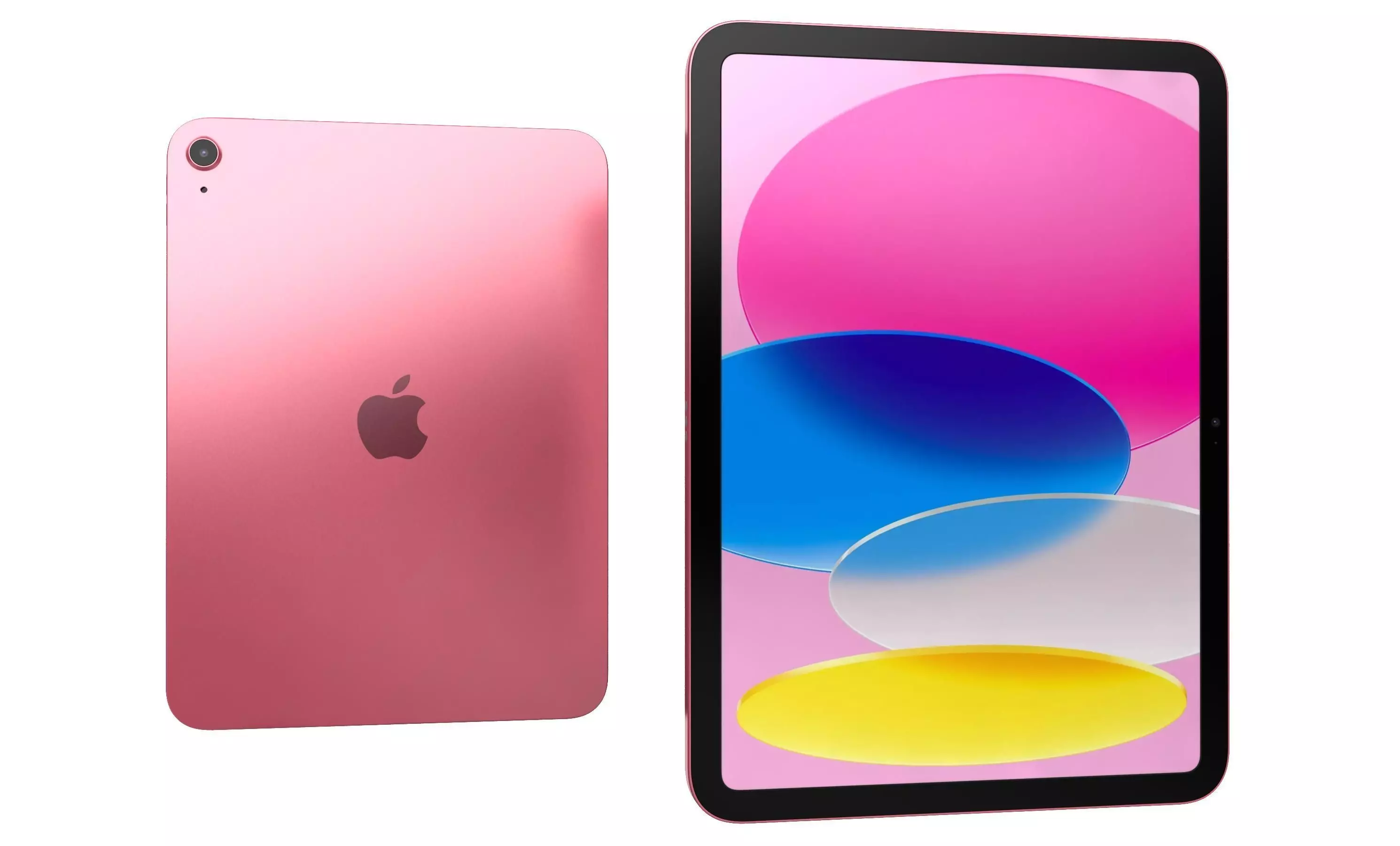 Apple iPad 2025 Pink High Poly 3D model_29