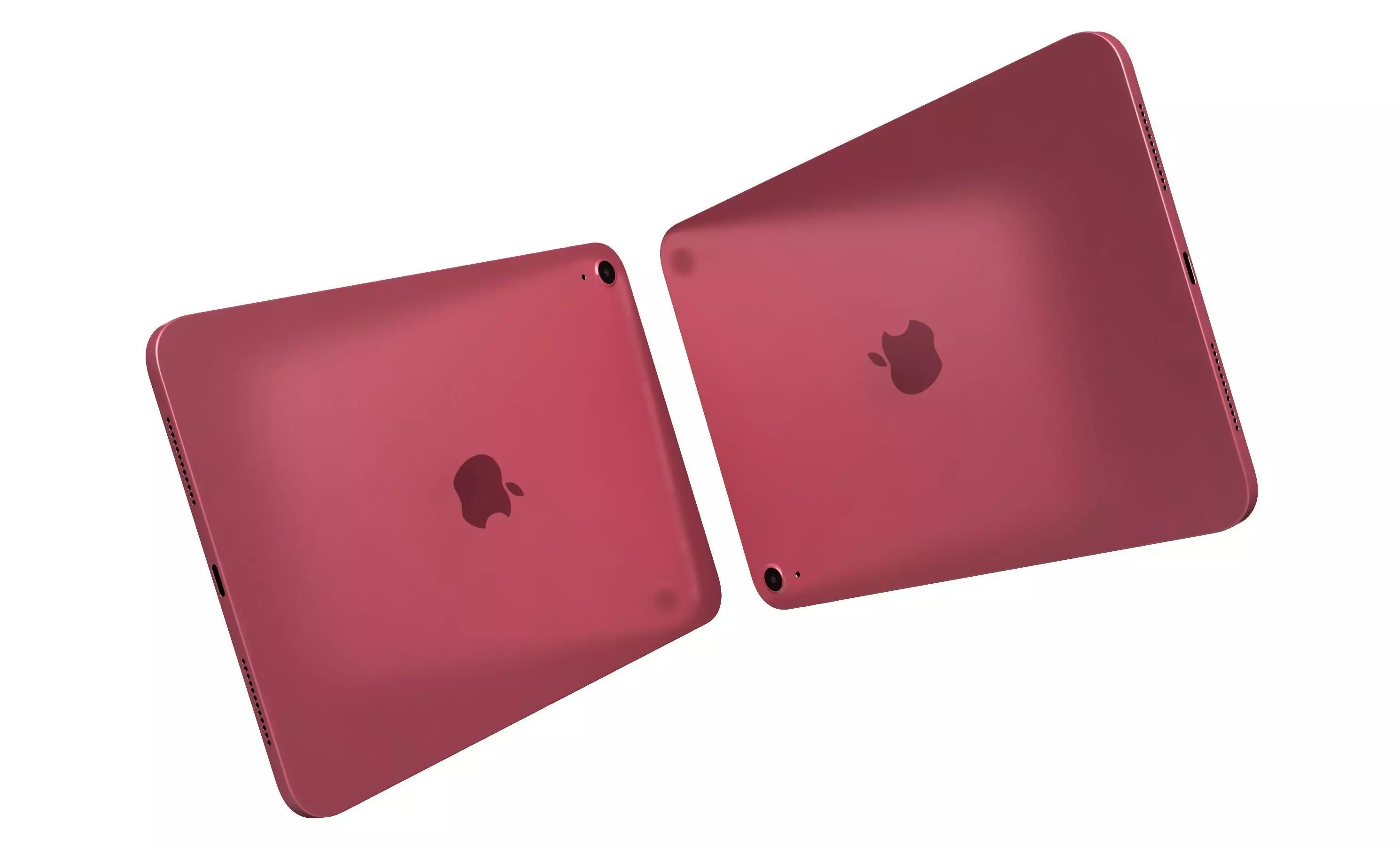 Apple iPad 2025 Pink High Poly 3D model_4