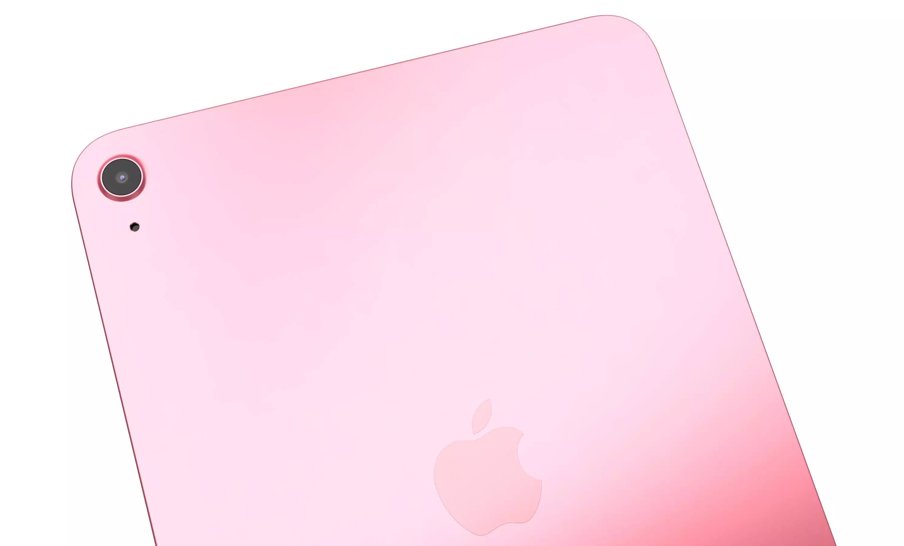 Apple iPad 2025 Pink High Poly 3D model_9