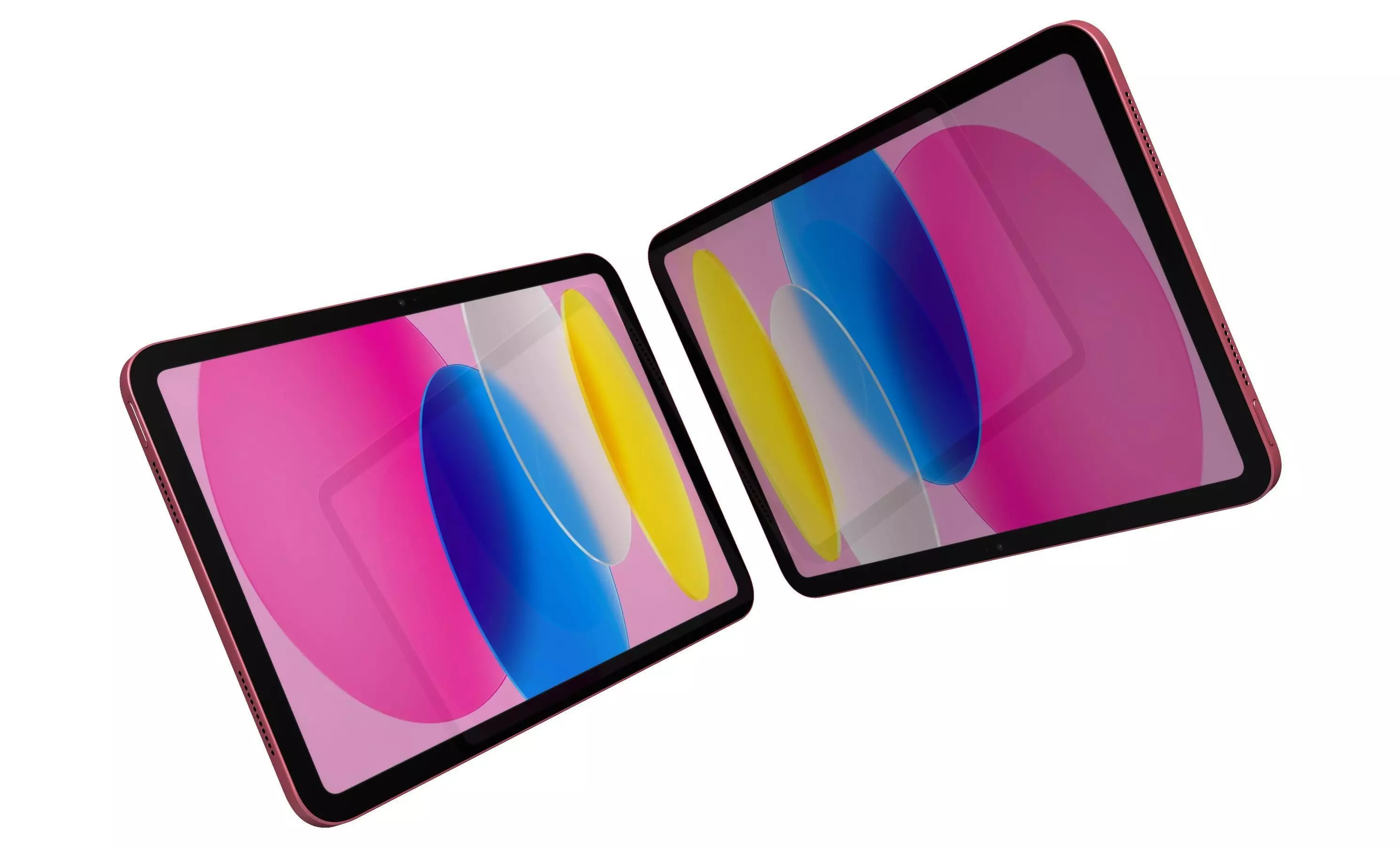 Apple iPad 2025 Pink High Poly 3D model_3